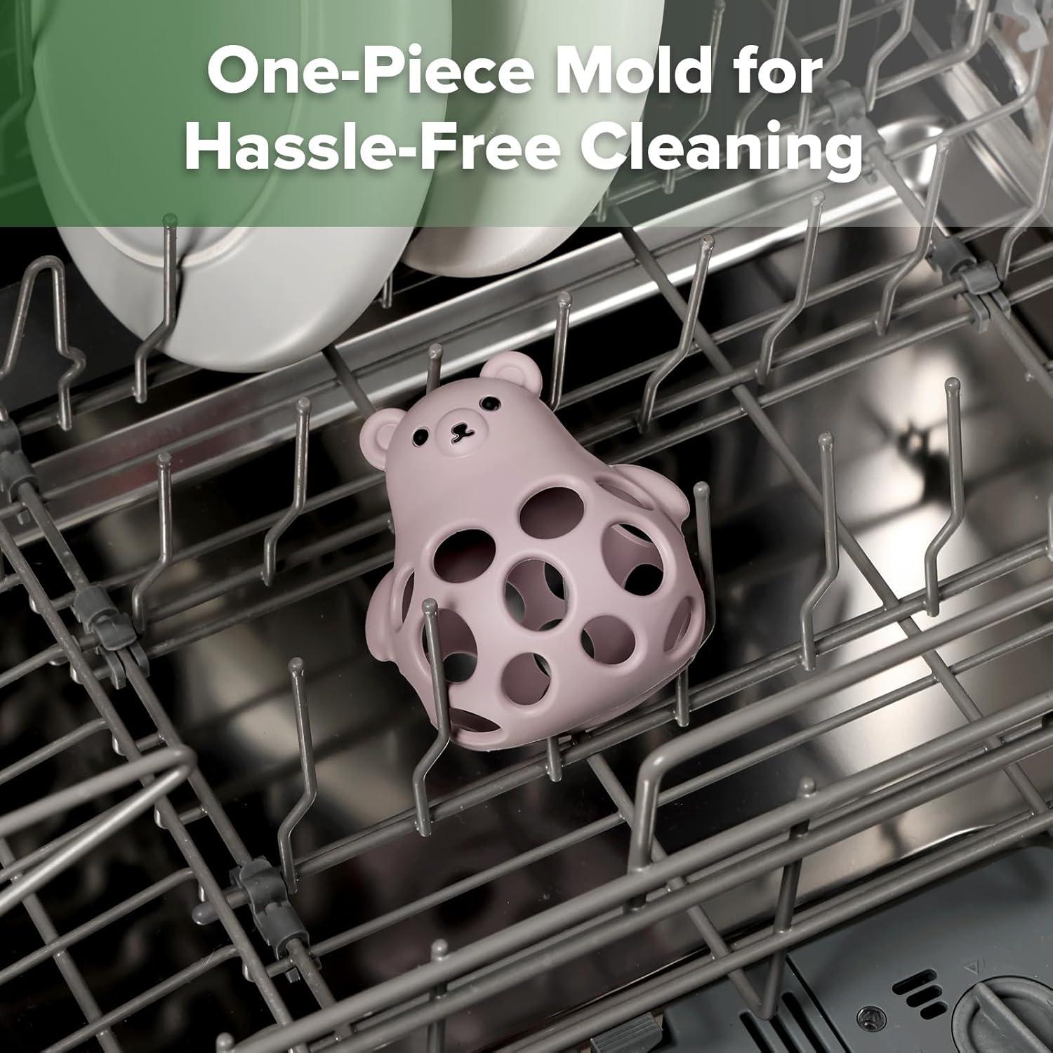 Mordedor 3 en 1 Haakaa Rosa - Silicona Grado Alimenticio