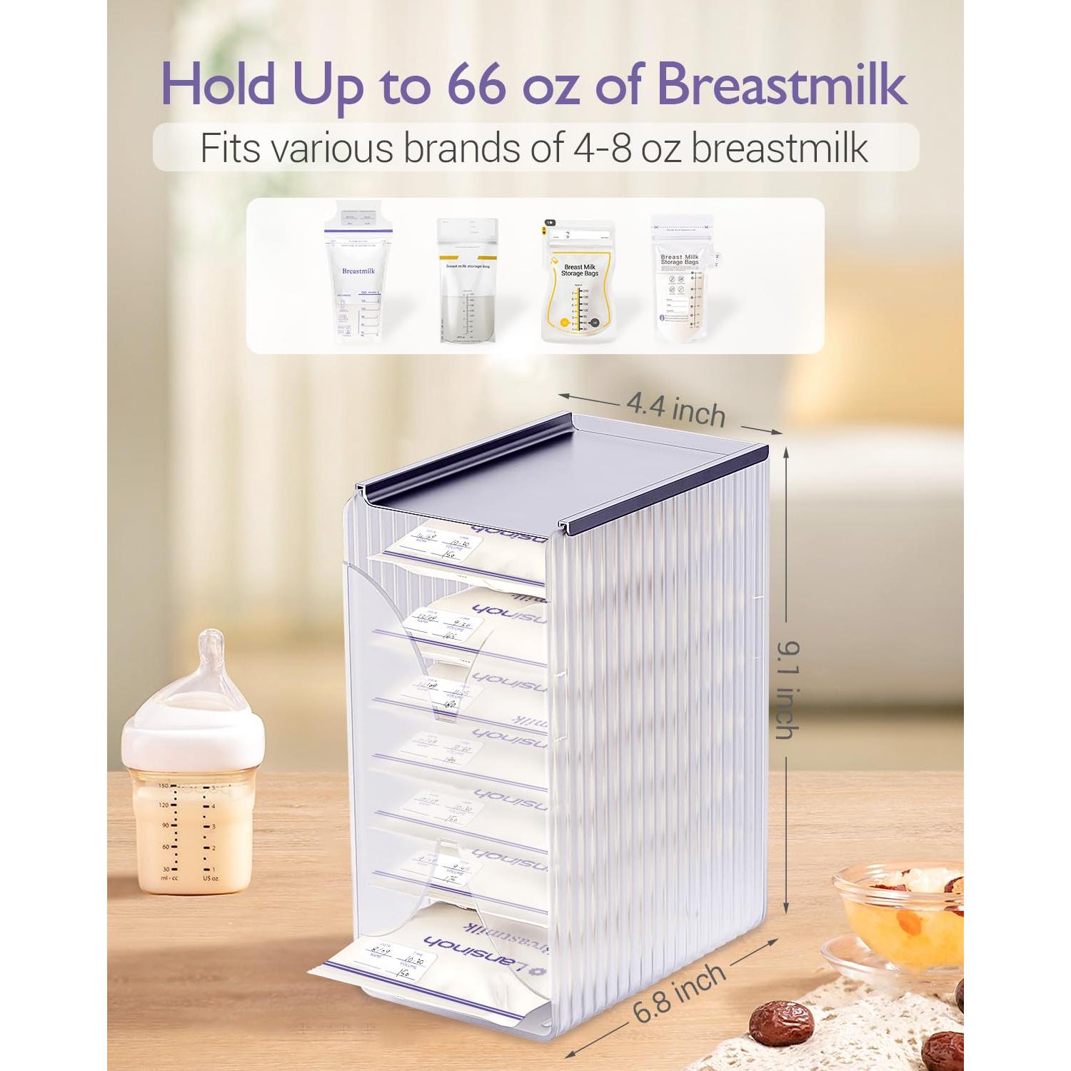 Organizador de Almacenamiento de Leche Materna 66 oz - BPA Free