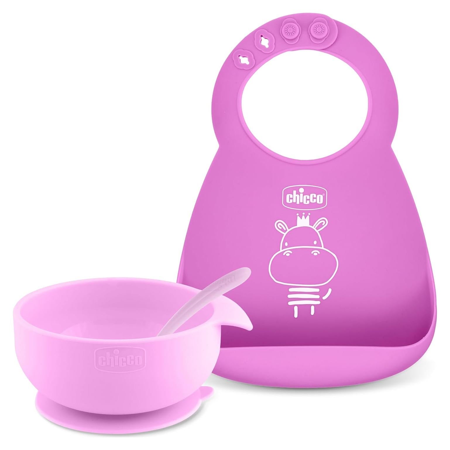 Conjunto de Alimentación Chicco Easy Start 3 Piezas Rosa