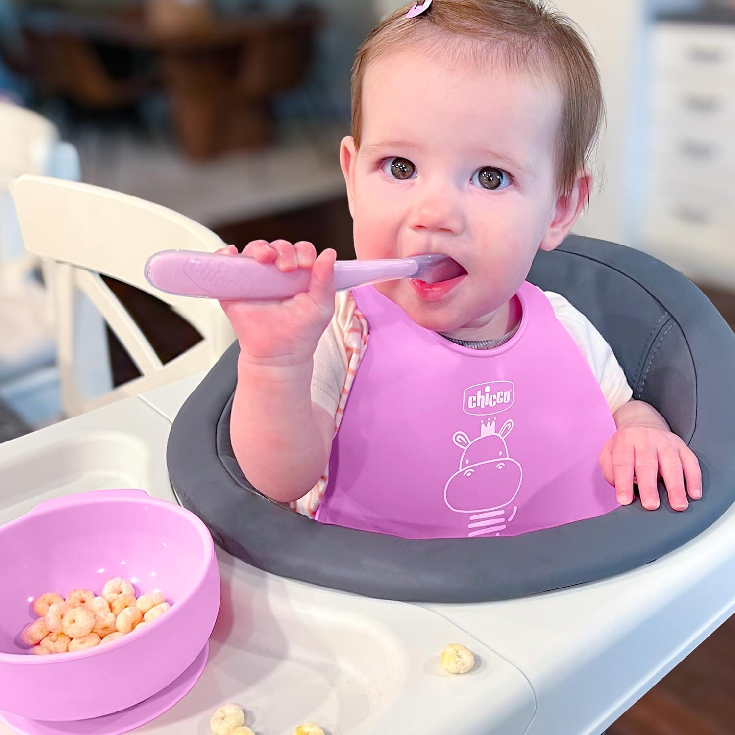 Conjunto de Alimentación Chicco Easy Start 3 Piezas Rosa