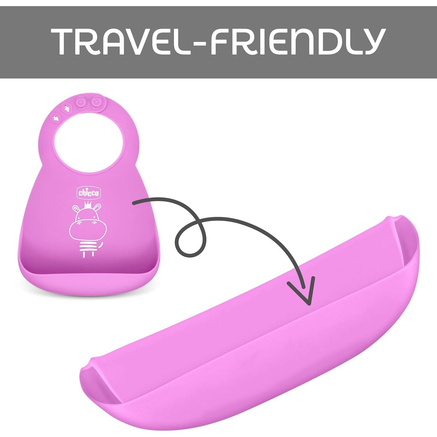 Conjunto de Alimentación Chicco Easy Start 3 Piezas Rosa