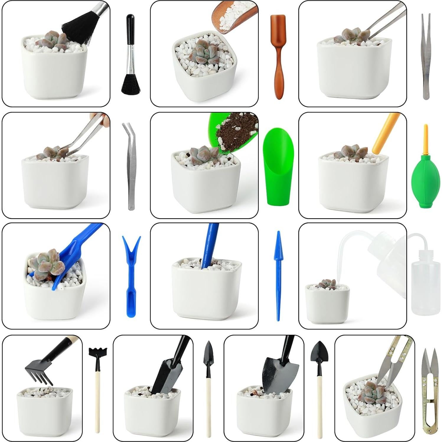 Kit de Herramientas para Suculentas 13 Piezas Honeysuck
