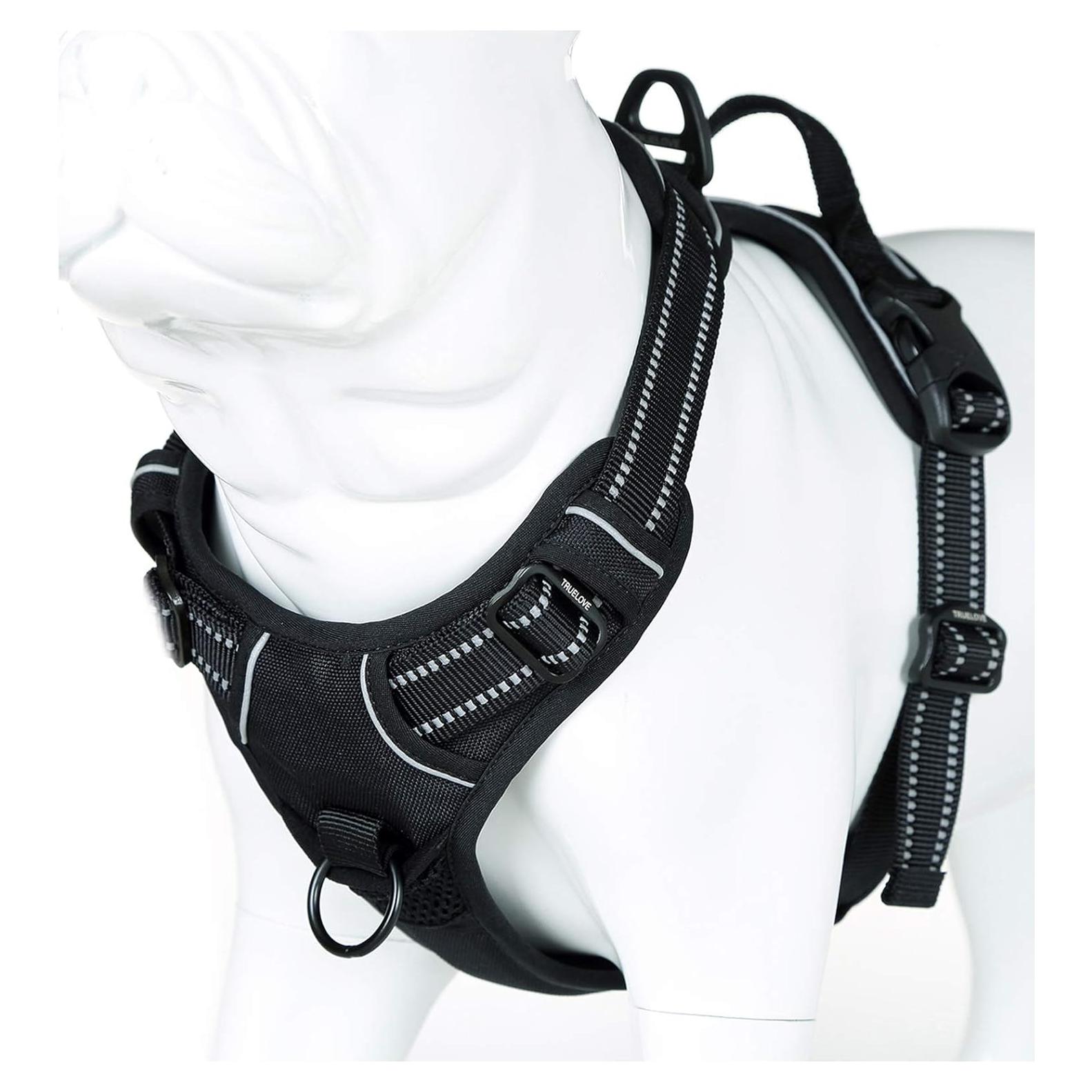 Arnés para Perros JUXZH Reflectante Talla XS Negro