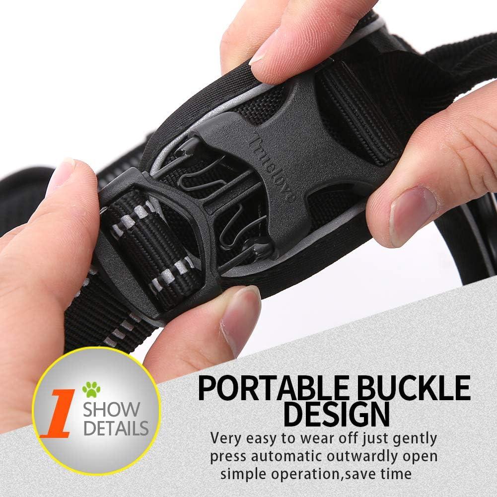 Arnés para Perros JUXZH Reflectante Talla XS Negro