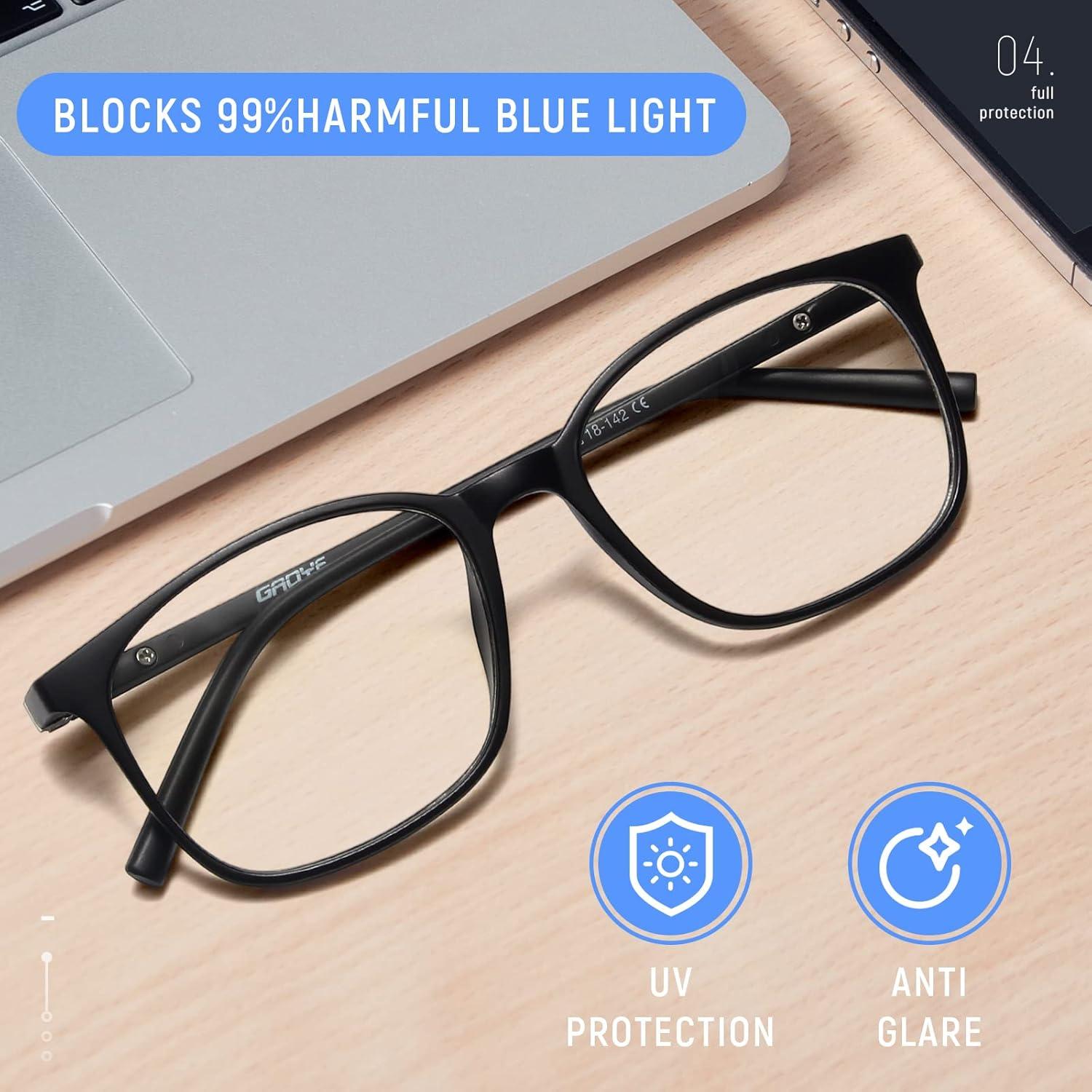 Gafas de luz azul Gaoye unisex con protección UV400