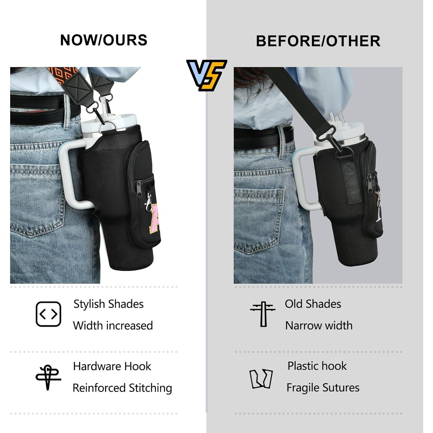 Soporte de Botella de Agua LOKASS con Correa Ajustable 40oz