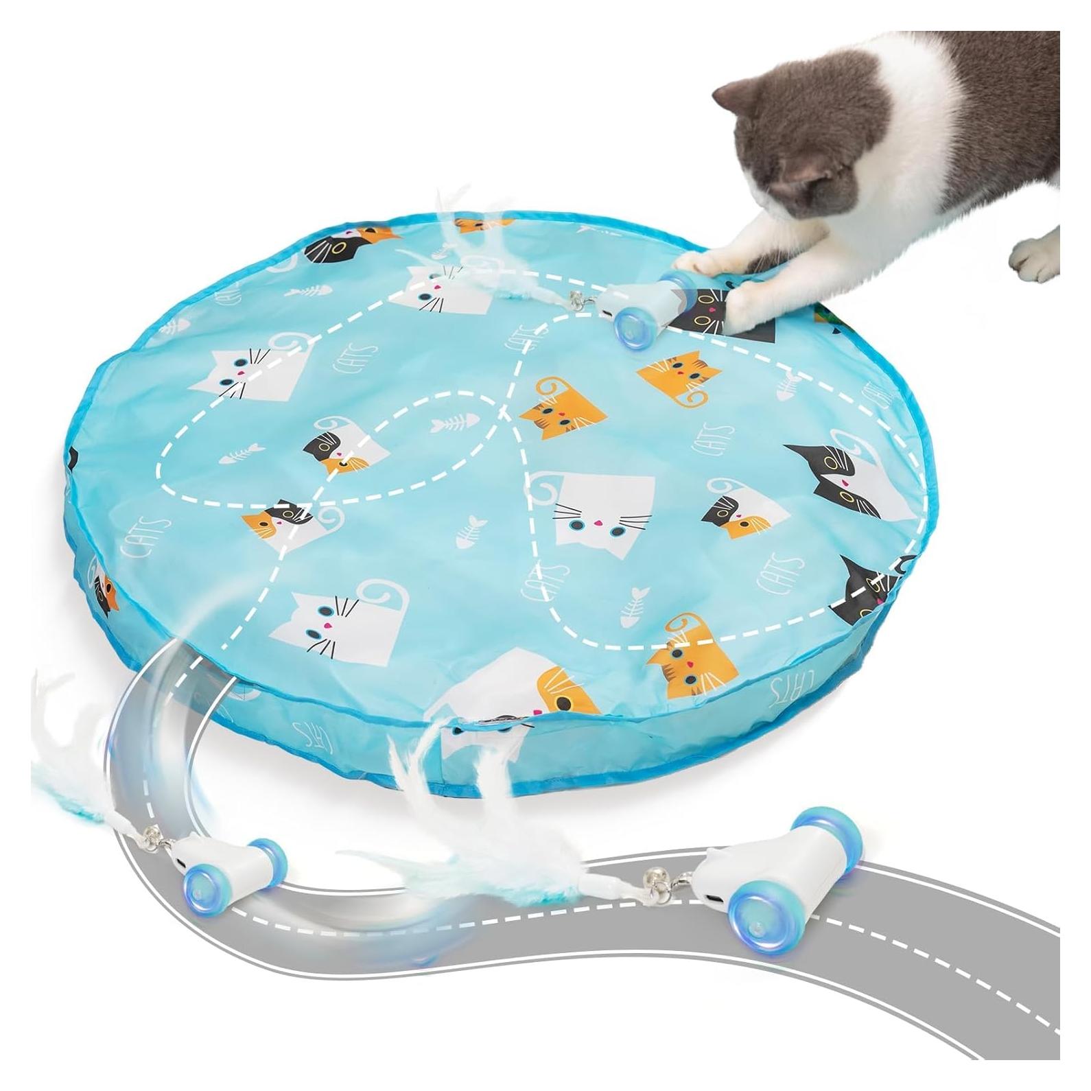 Juguete Interactivo para Gatos Pubialo 2 en 1 Automático