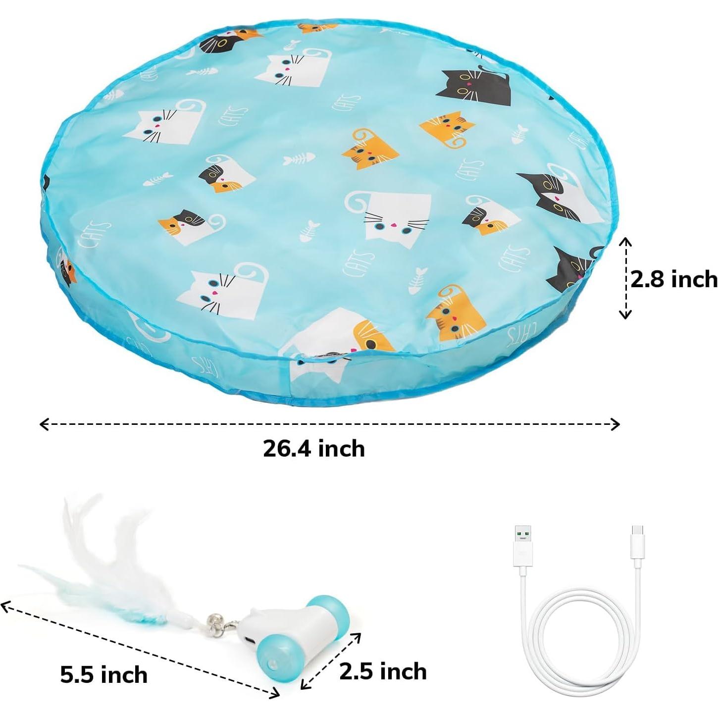 Juguete Interactivo para Gatos Pubialo 2 en 1 Automático