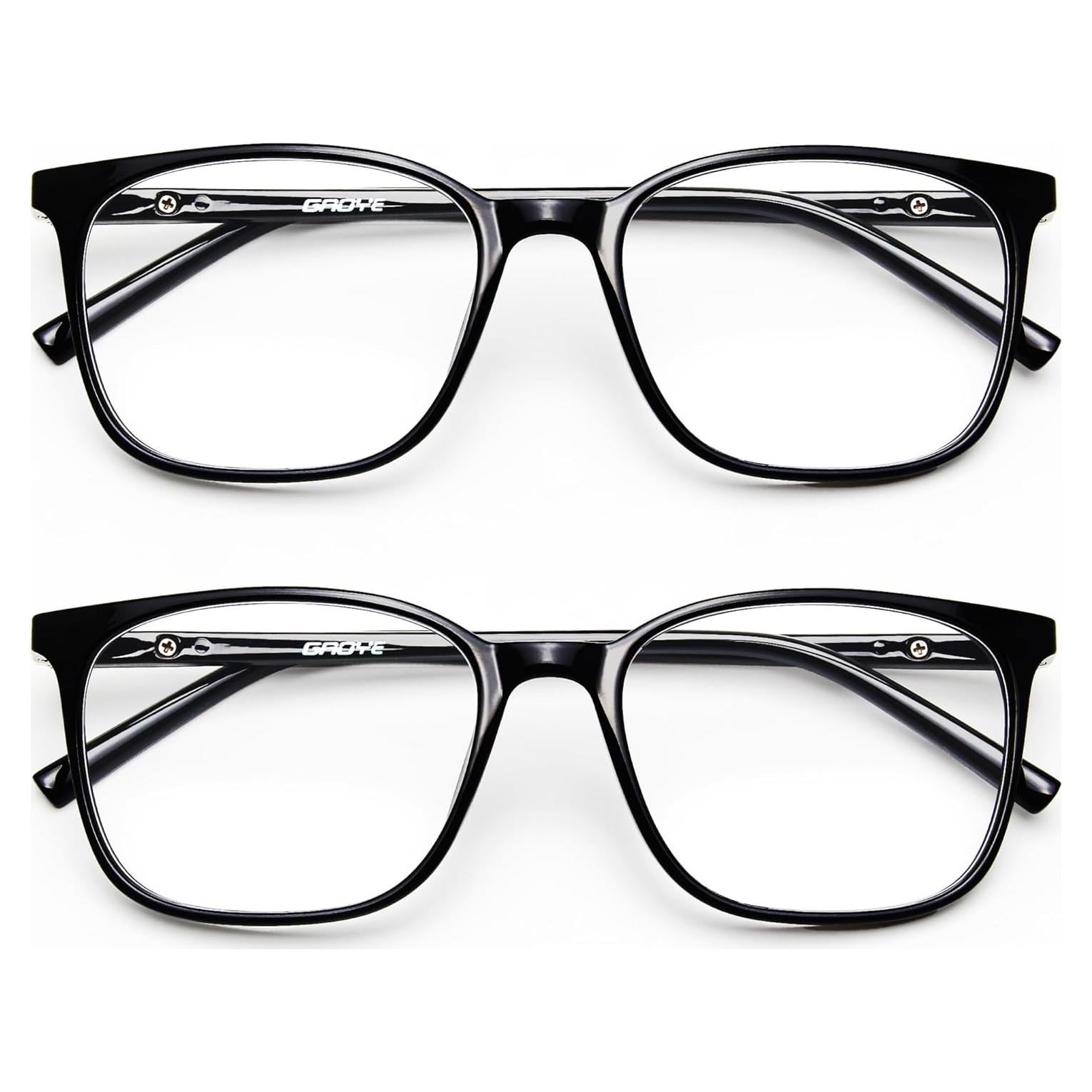 Gafas de luz azul Gaoye 2 Paquetes Anti UV para Adultos