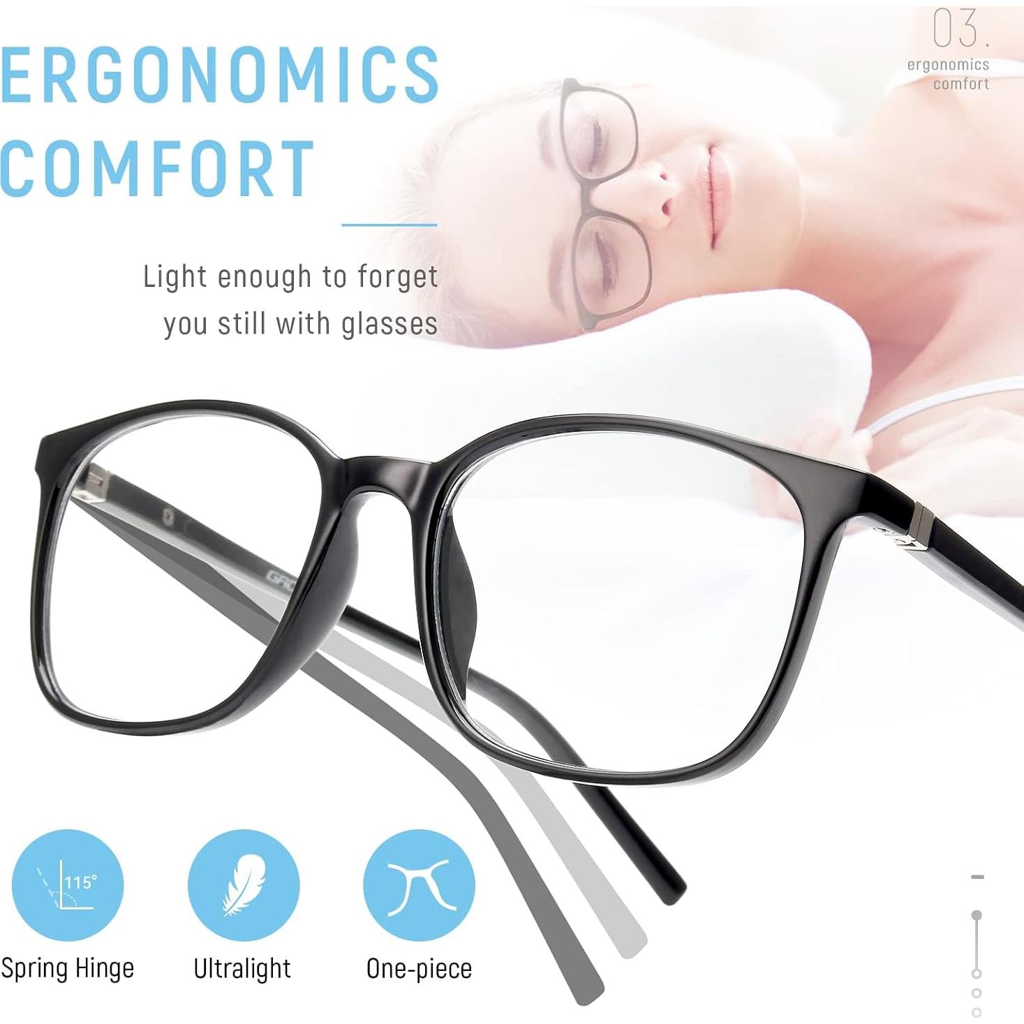 Gafas Anti Luz Azul Gaoye 2 Pack Unisex UV400