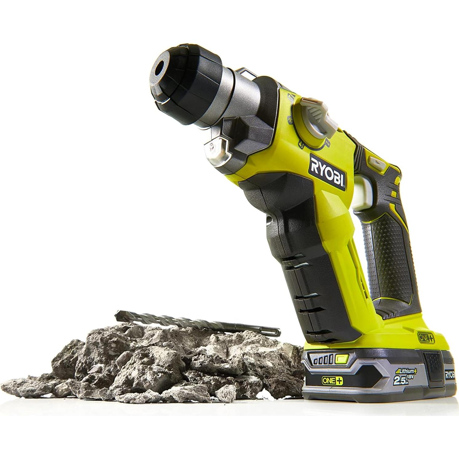 Martillo Rotativo Inalámbrico Ryobi R18SDS-0 SDS Plus 1300 RPM