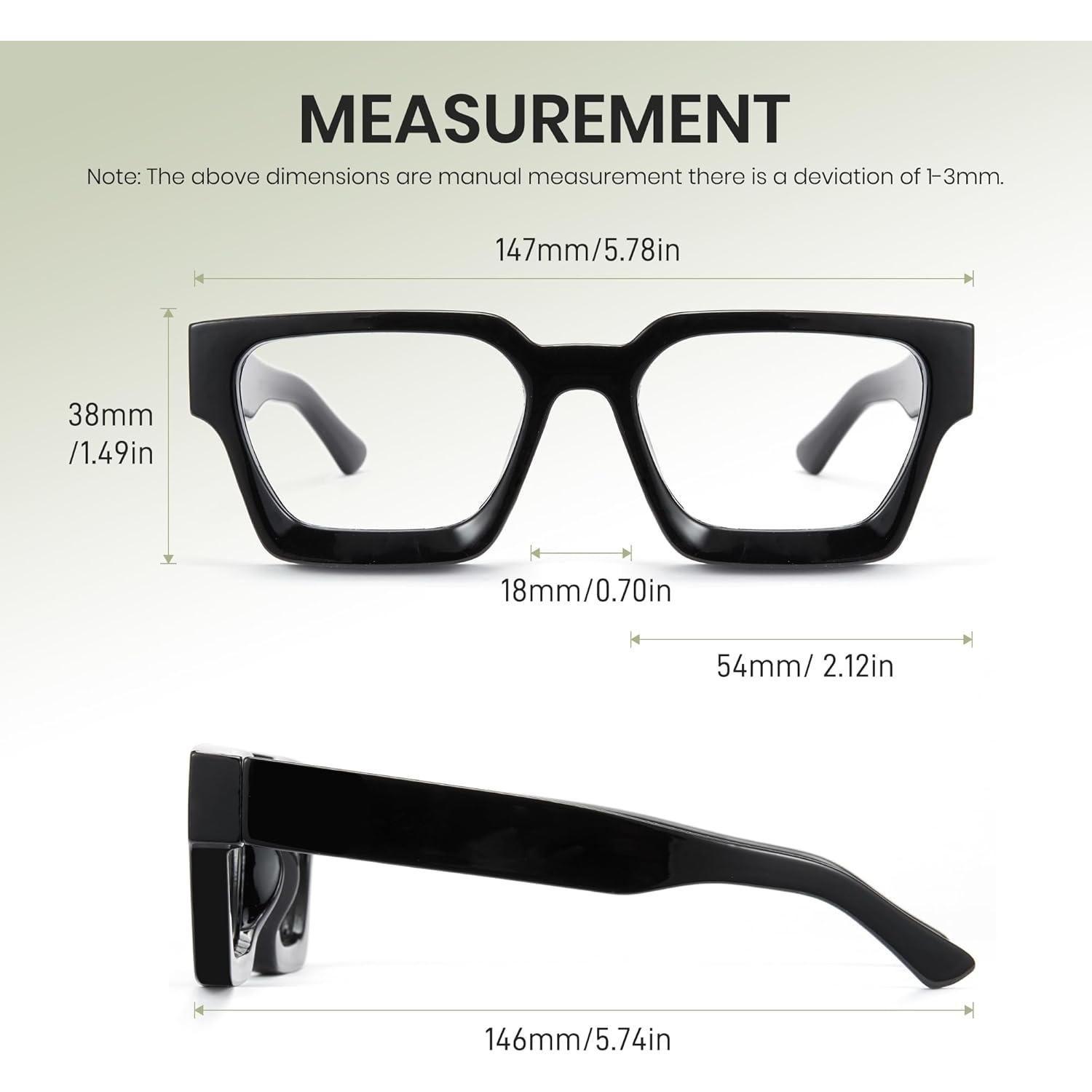 Gafas de Bloqueo de Luz Azul Cyxus 99% UV400 Marco Rectangular