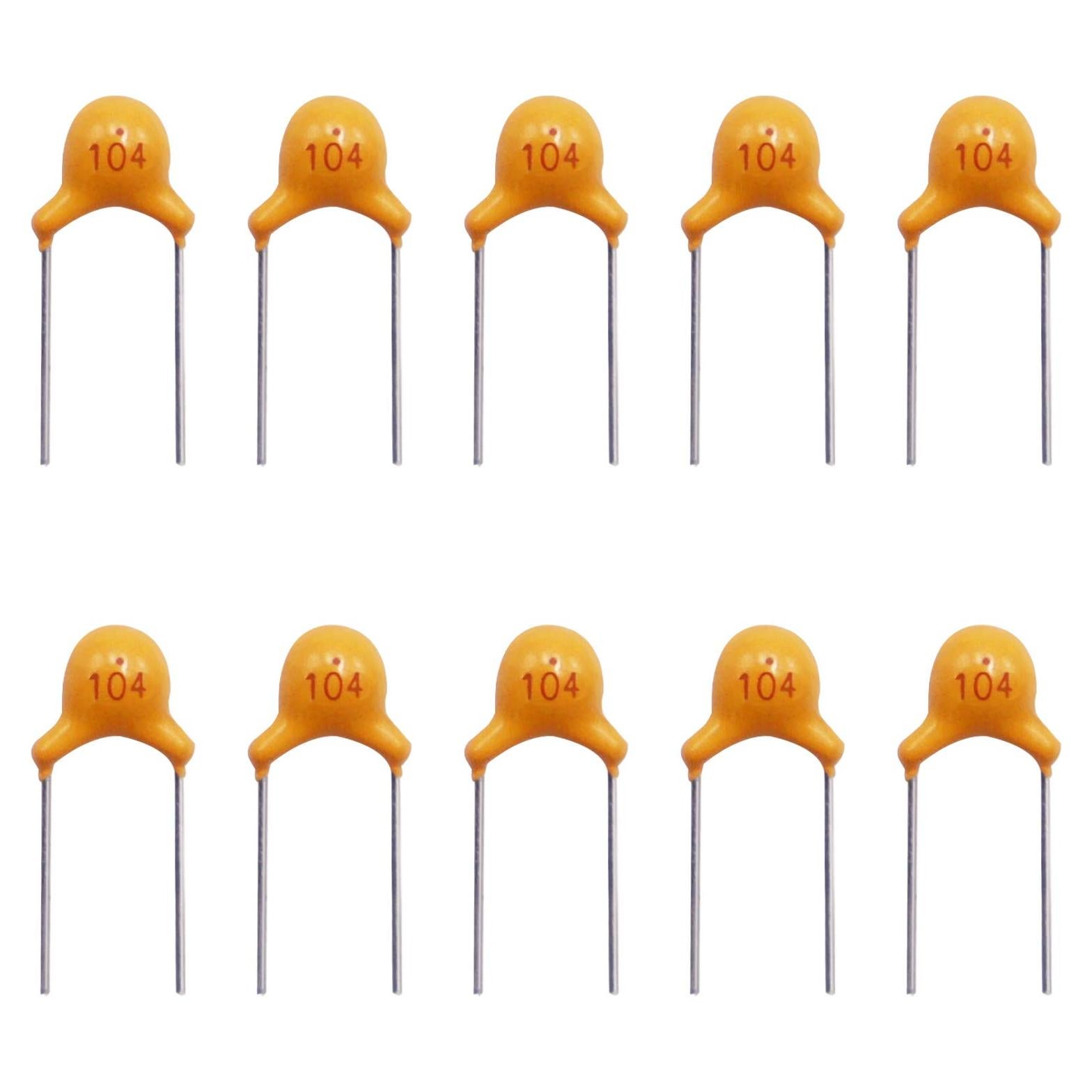 Capacitor Cerámico Multicapa mxuteuk 0.1uF 120 Pcs