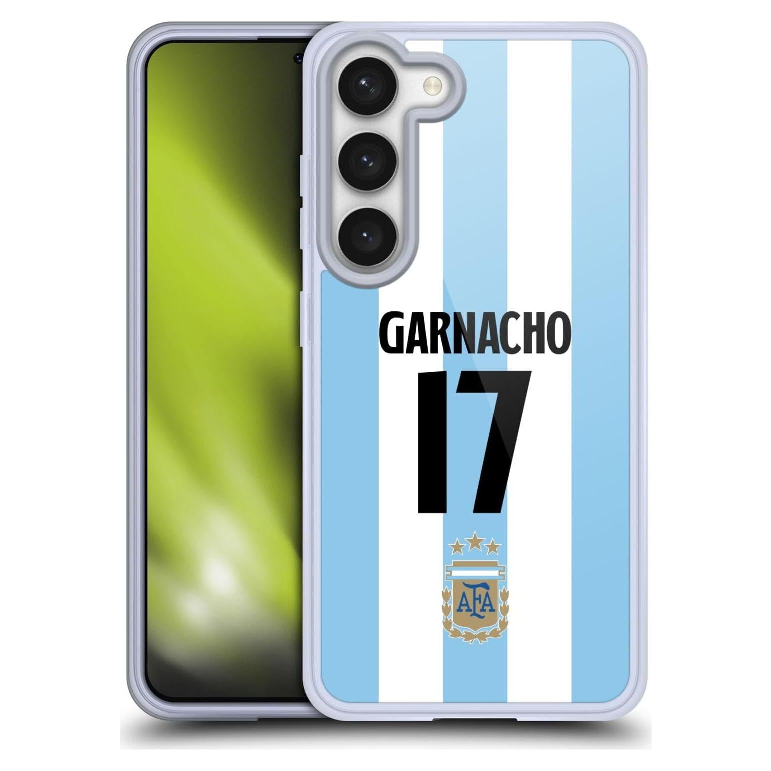 Funda de Gel Oficial AFA Alejandro Garnacho para Samsung S23 5G
