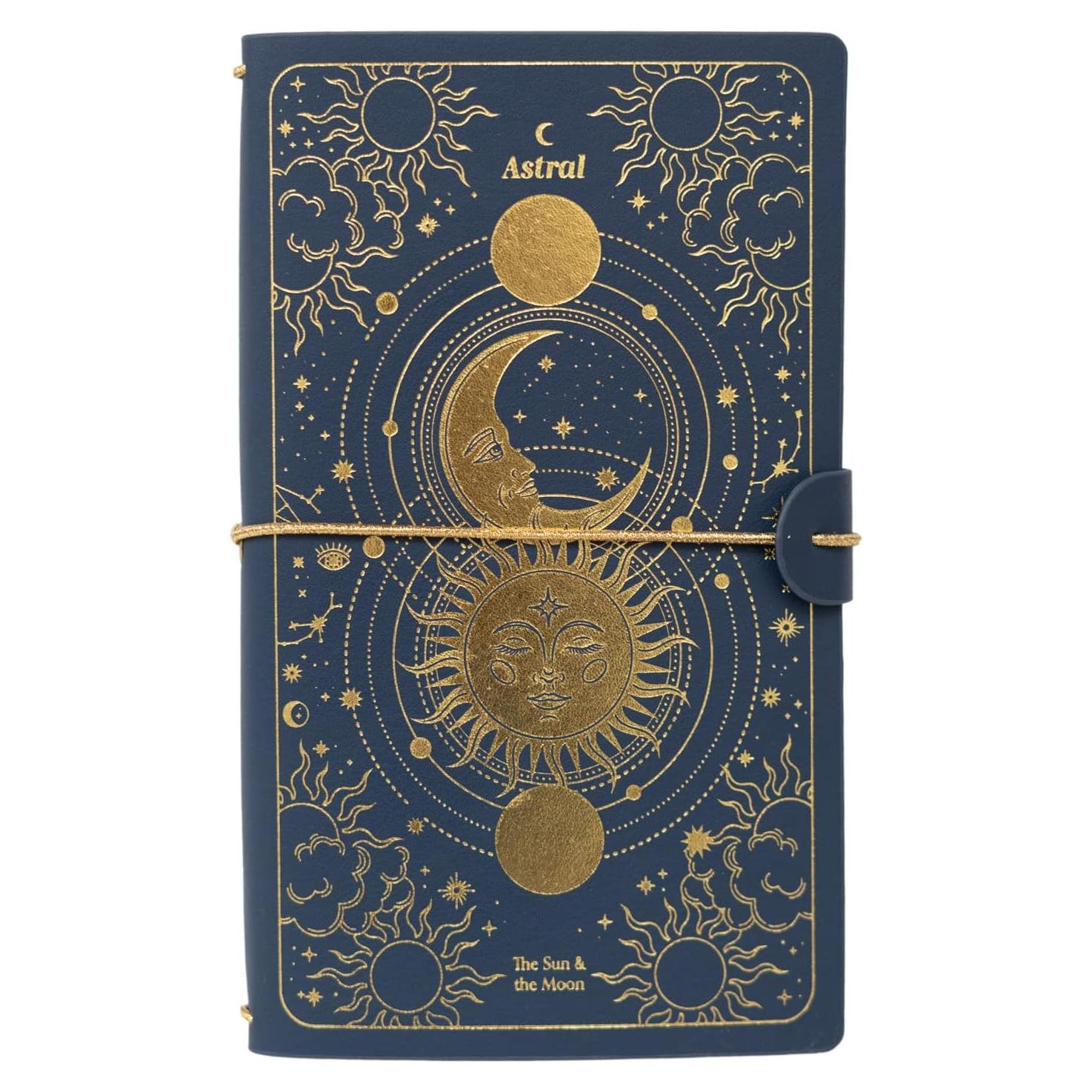 Cuaderno de Viaje A5 Grupo Erik Astral 80 Hojas PU Cuero