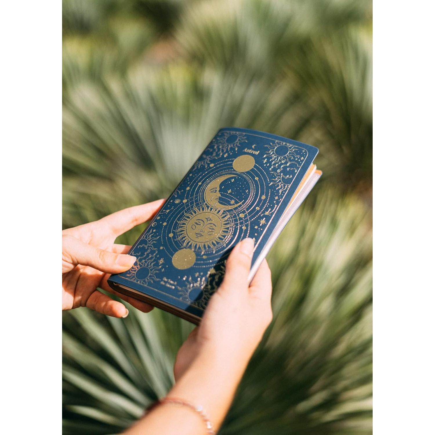 Cuaderno de Viaje A5 Grupo Erik Astral 80 Hojas PU Cuero