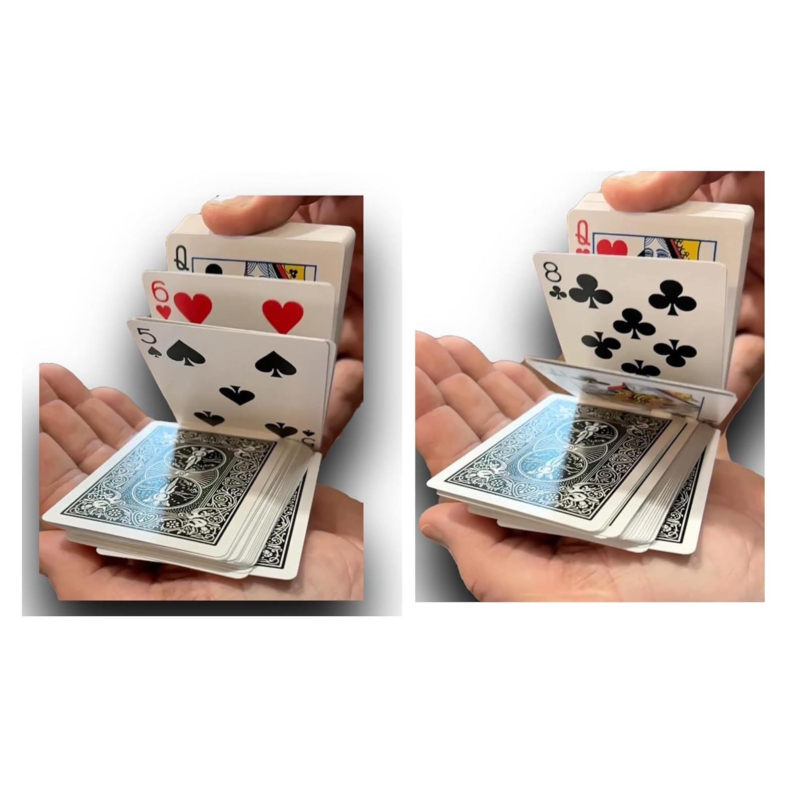 Barajas de Magia Svengali Negras - Paquete de 2 para Magos