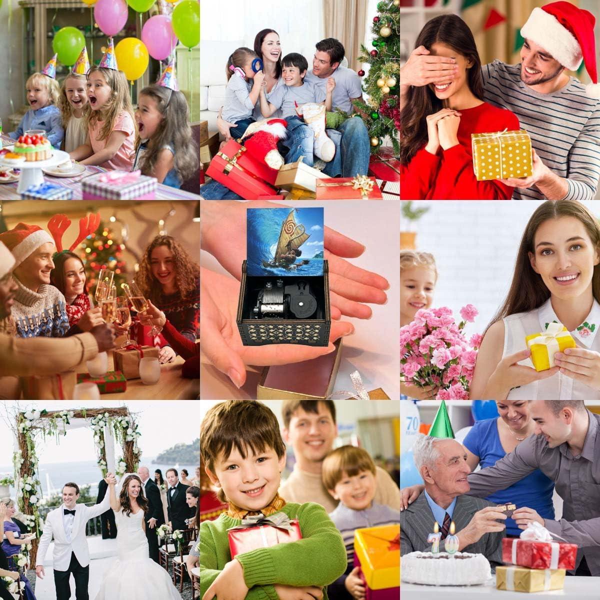 Caja de Música de Cuerda Pursuestar - Moana Cuán Lejos Iré