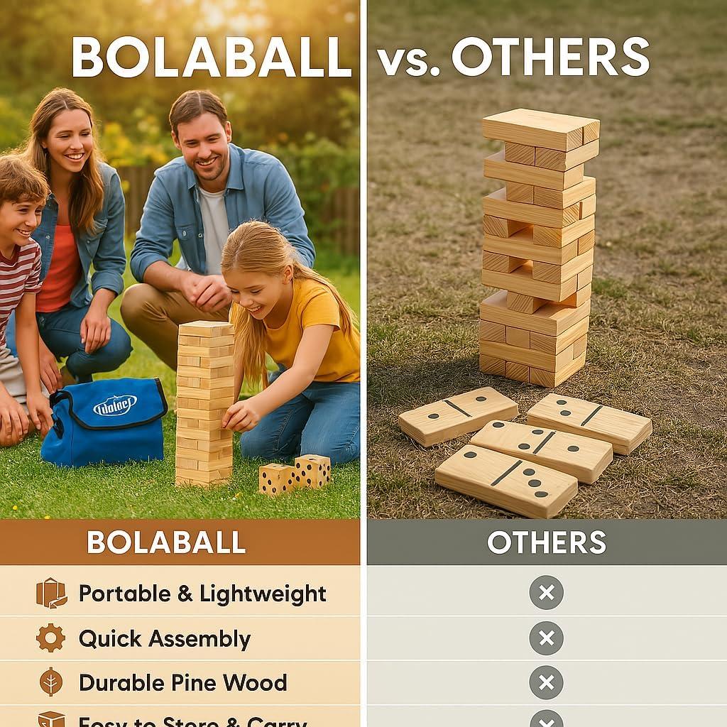Conjunto de Juegos Bolaball 3-en-1 Gigante para Adultos