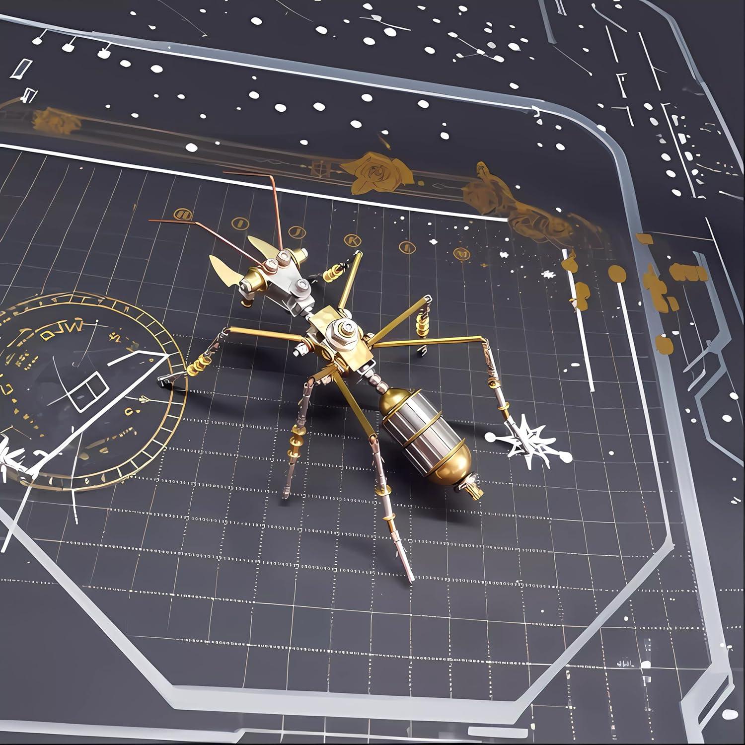 Rompecabezas Mecánico 3D Steampunk NUOSHANZS Hormiga B