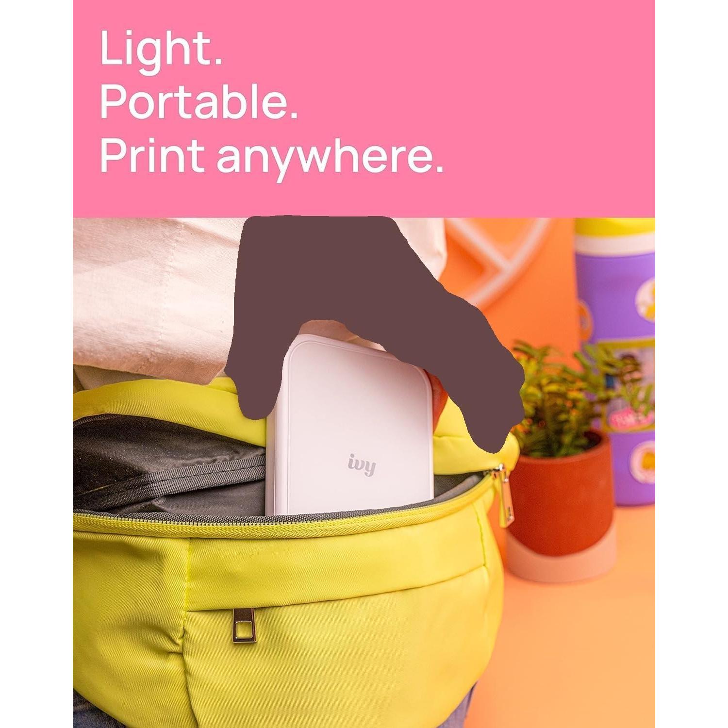 Impresora de Fotos Mini Canon IVY 2 - ZINK Adhesiva 110 Hojas