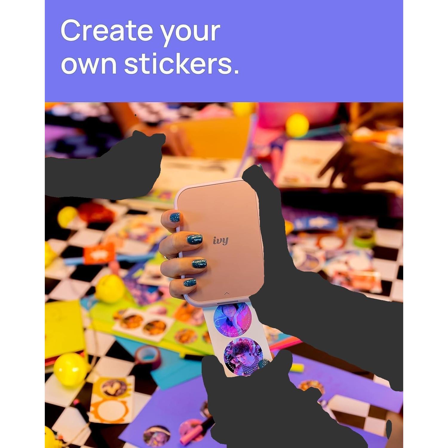 Impresora de Fotos Mini Canon IVY 2 - ZINK Adhesiva 110 Hojas