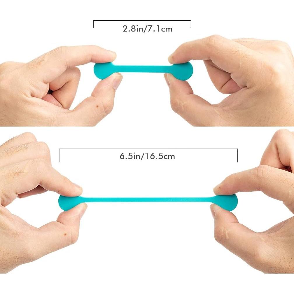 Correas Magnéticas para Cables Xuuza - Paquete de 10 Unidades