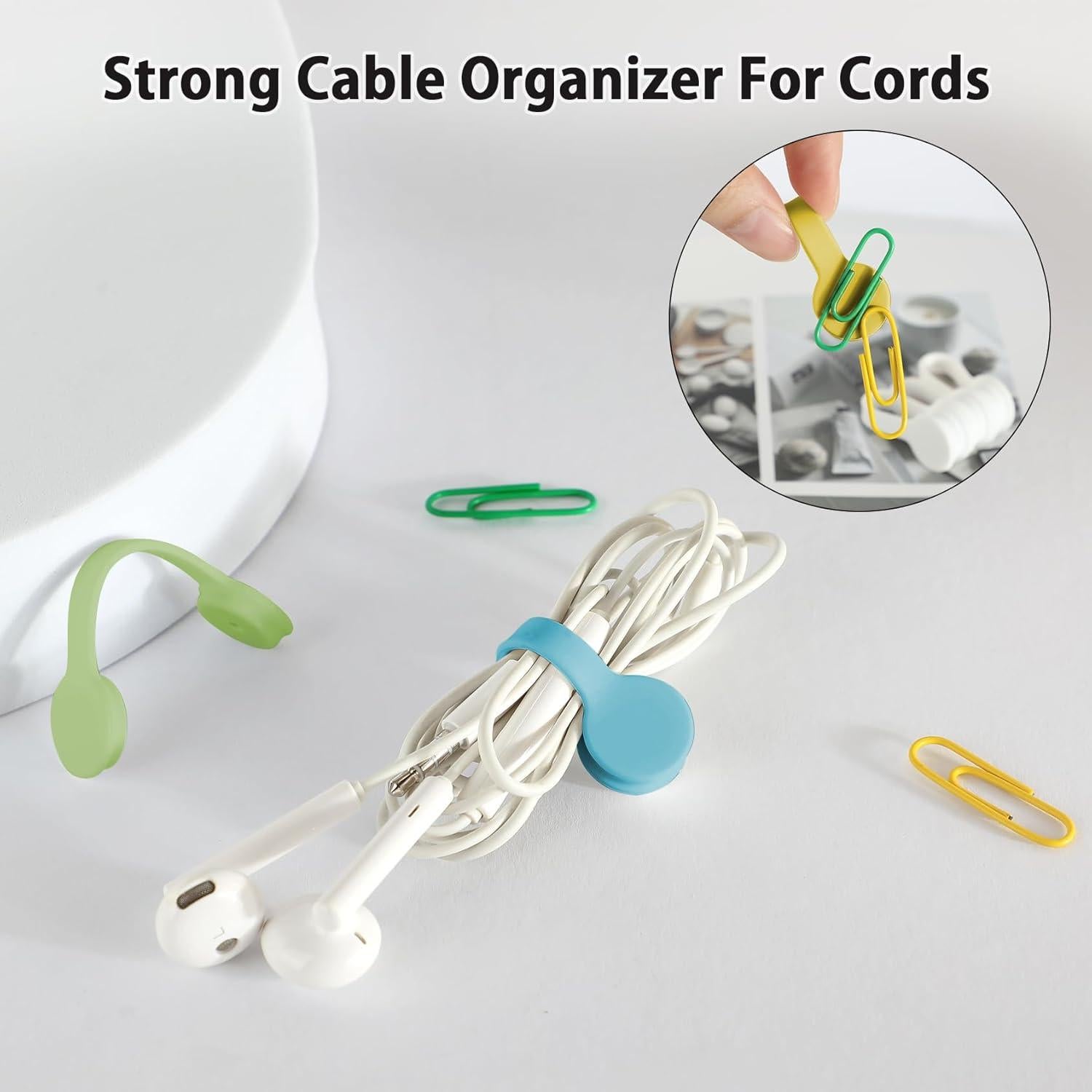 Correas Magnéticas para Cables Xuuza - Paquete de 10 Unidades