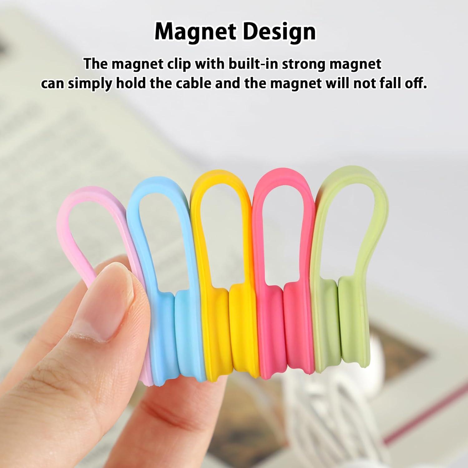 Correas Magnéticas para Cables Xuuza - Paquete de 10 Unidades