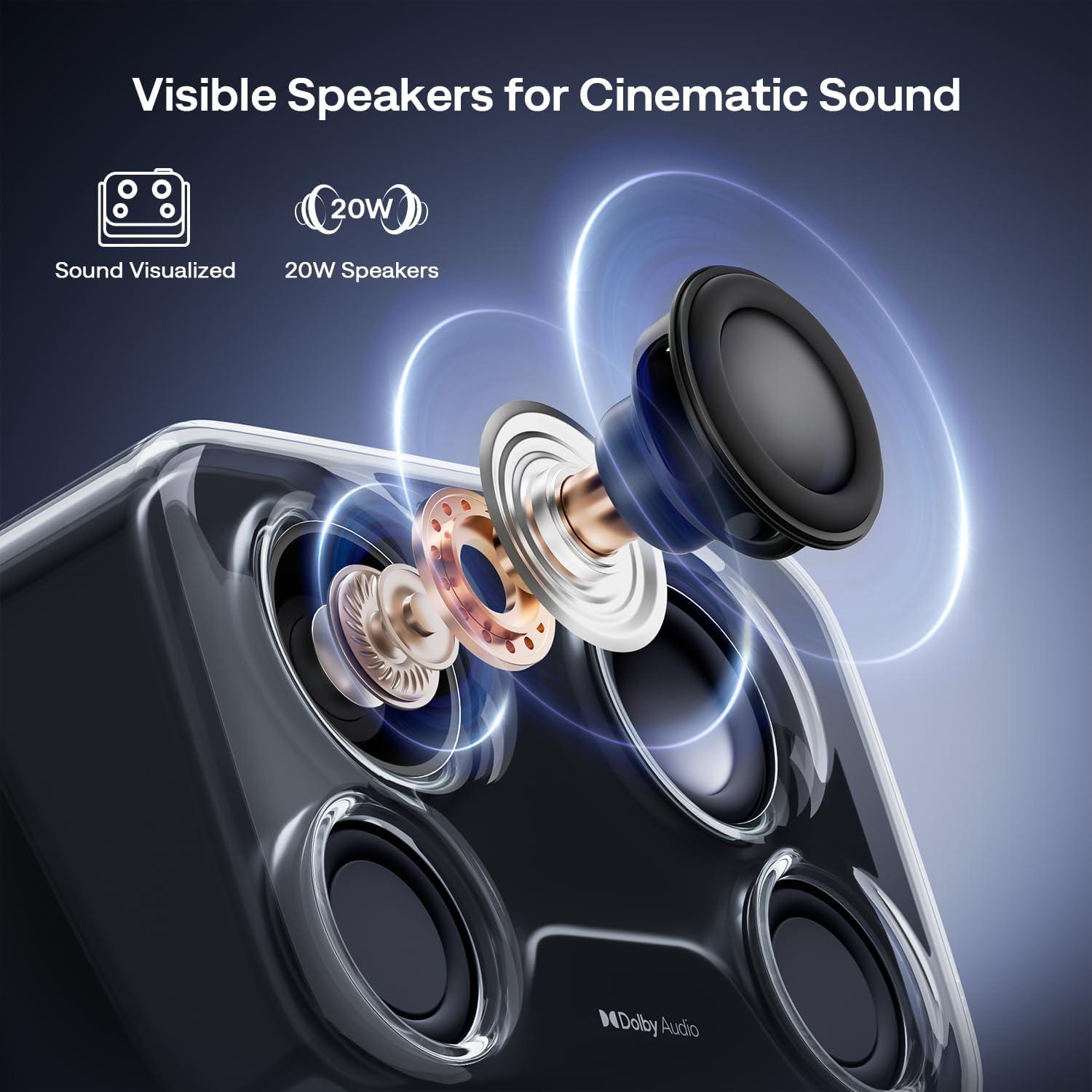 Proyector Inteligente Aurzen BOOM Mini 4K WiFi Bluetooth 500 ANSI