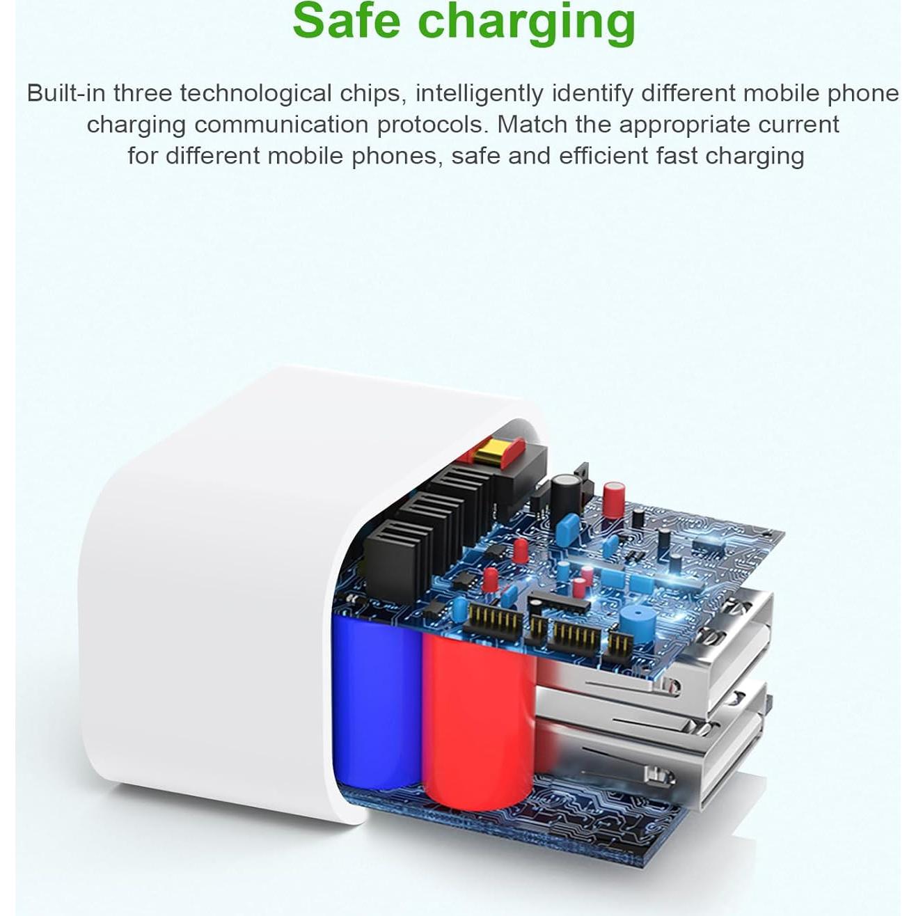 Cargador de pared USB-C 20W MFi iGENJUN para iPhone y iPad