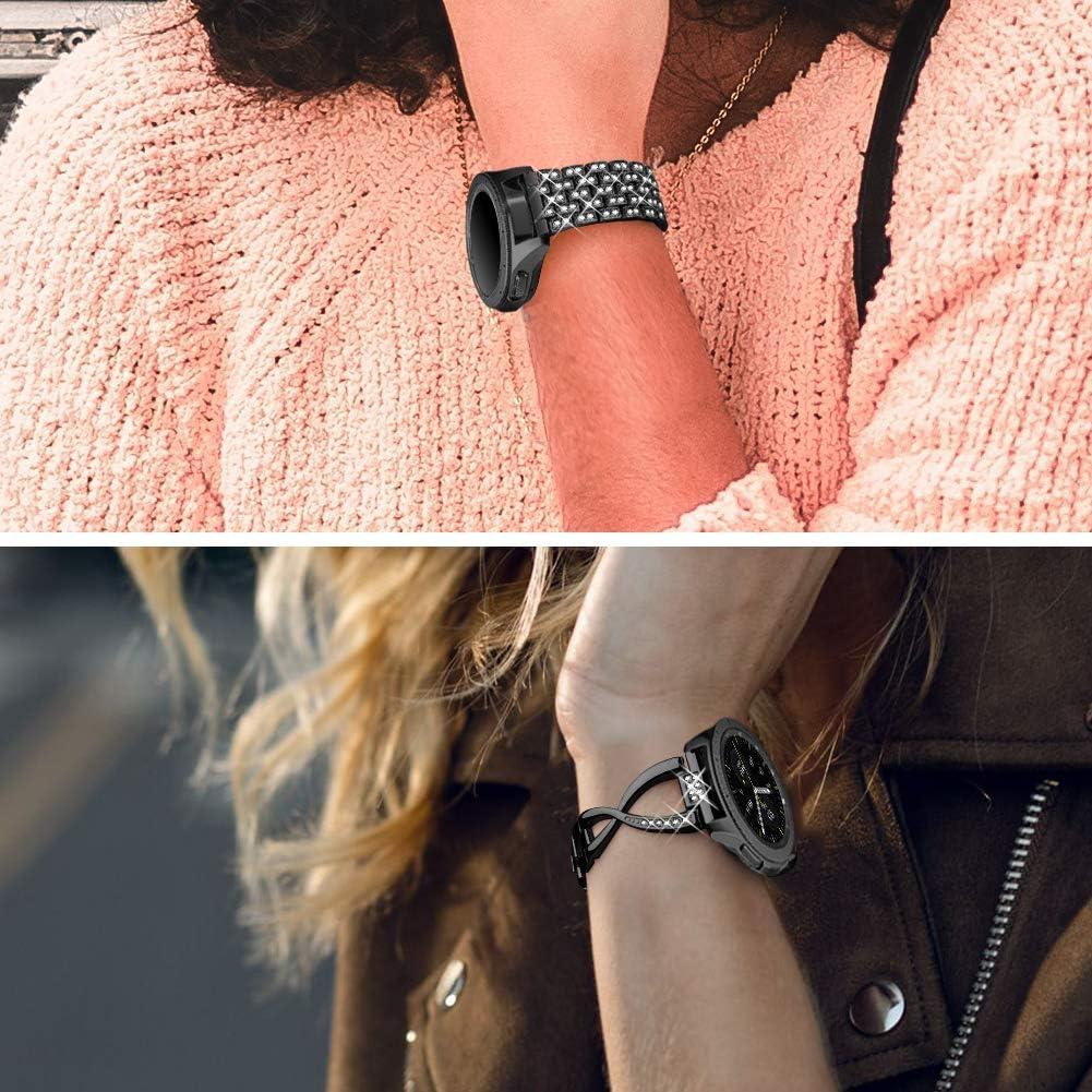 Banda de Reloj Supoix para Samsung Galaxy Watch 20mm - 2 Paquetes