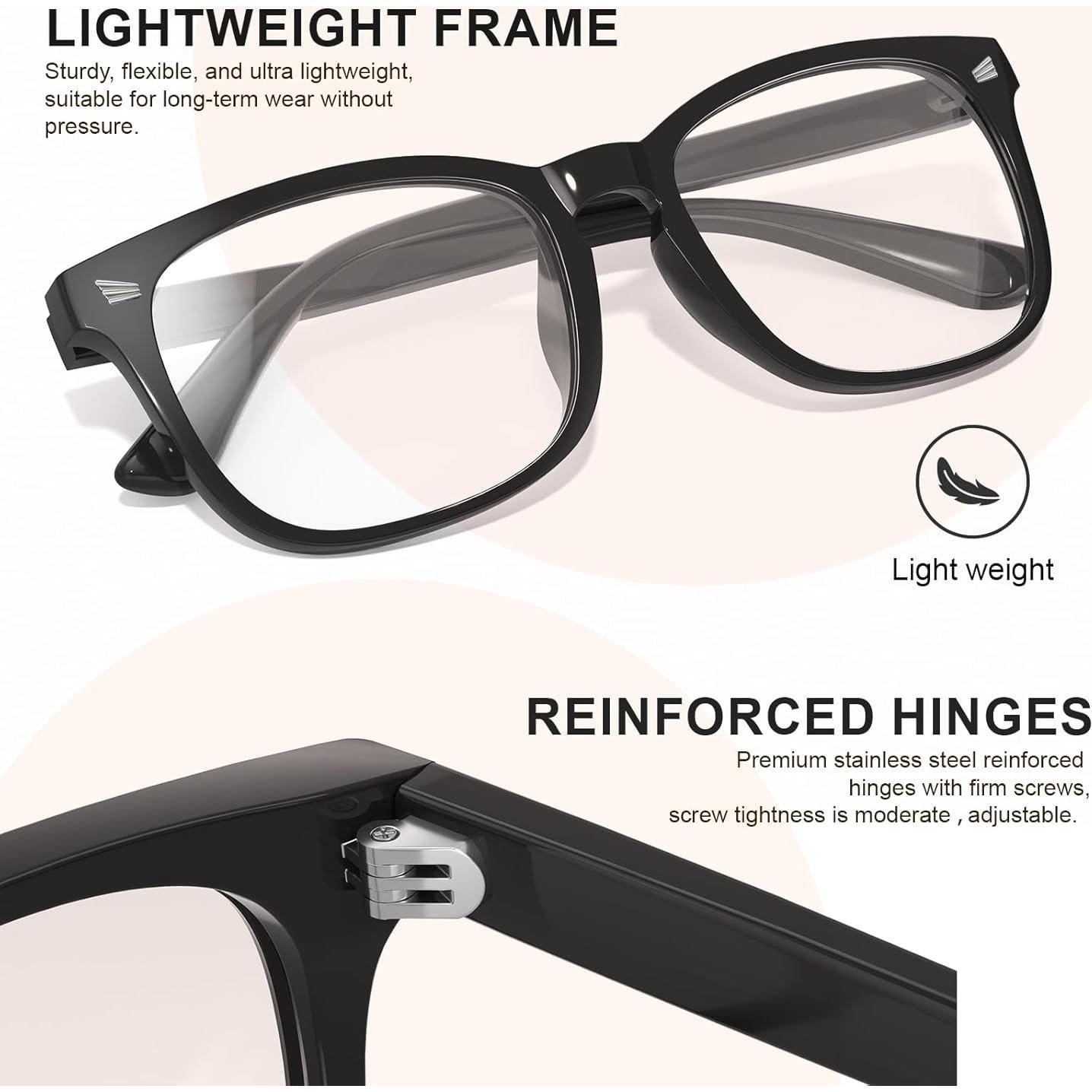 Gafas de luz azul Hunsquer unisex para computadora