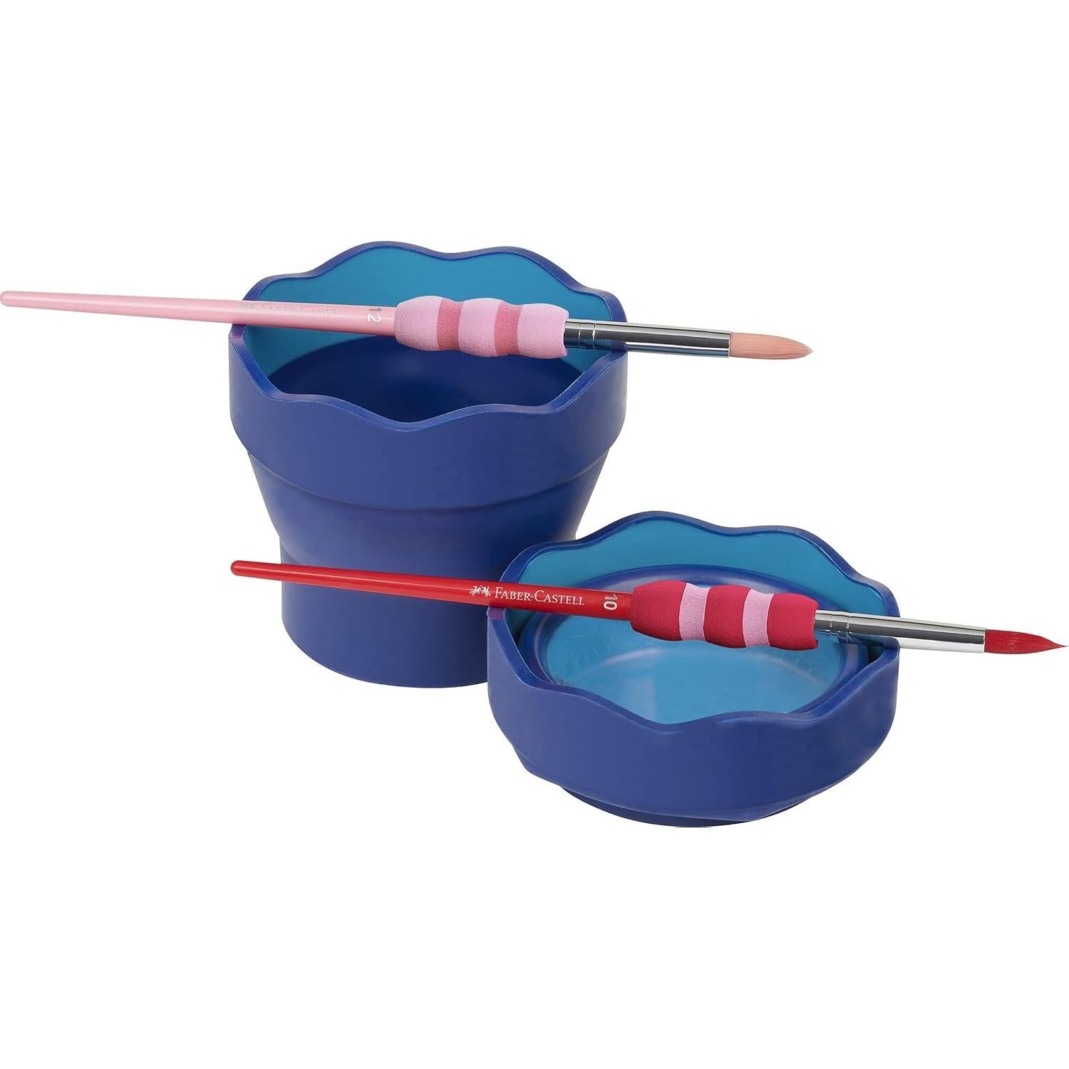 Taza de Agua Plegable Faber-Castell Azul 0.05 kg