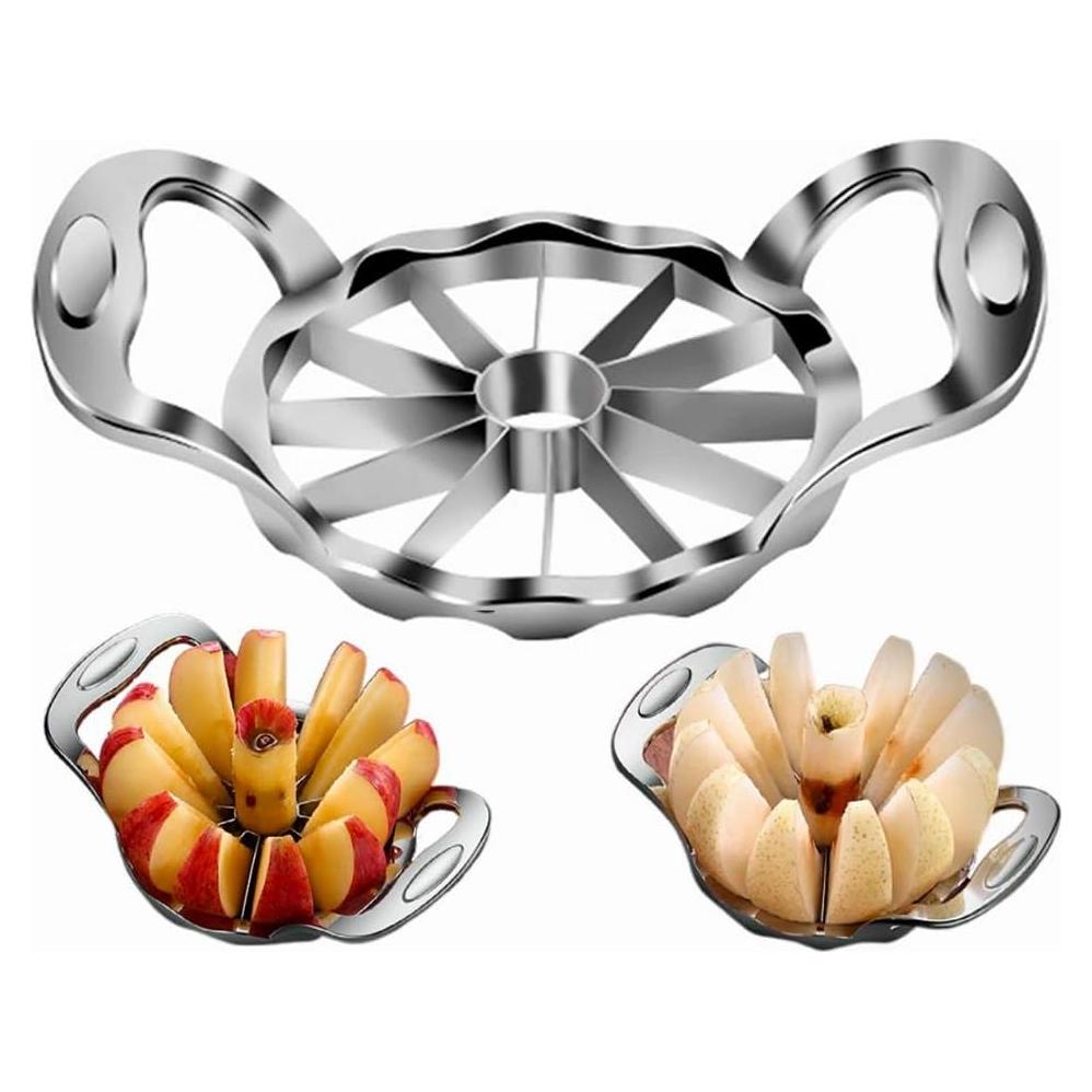 Cortador y Descorazonador de Manzanas Yhtawoo Acero Inoxidable 12 Rebanadas