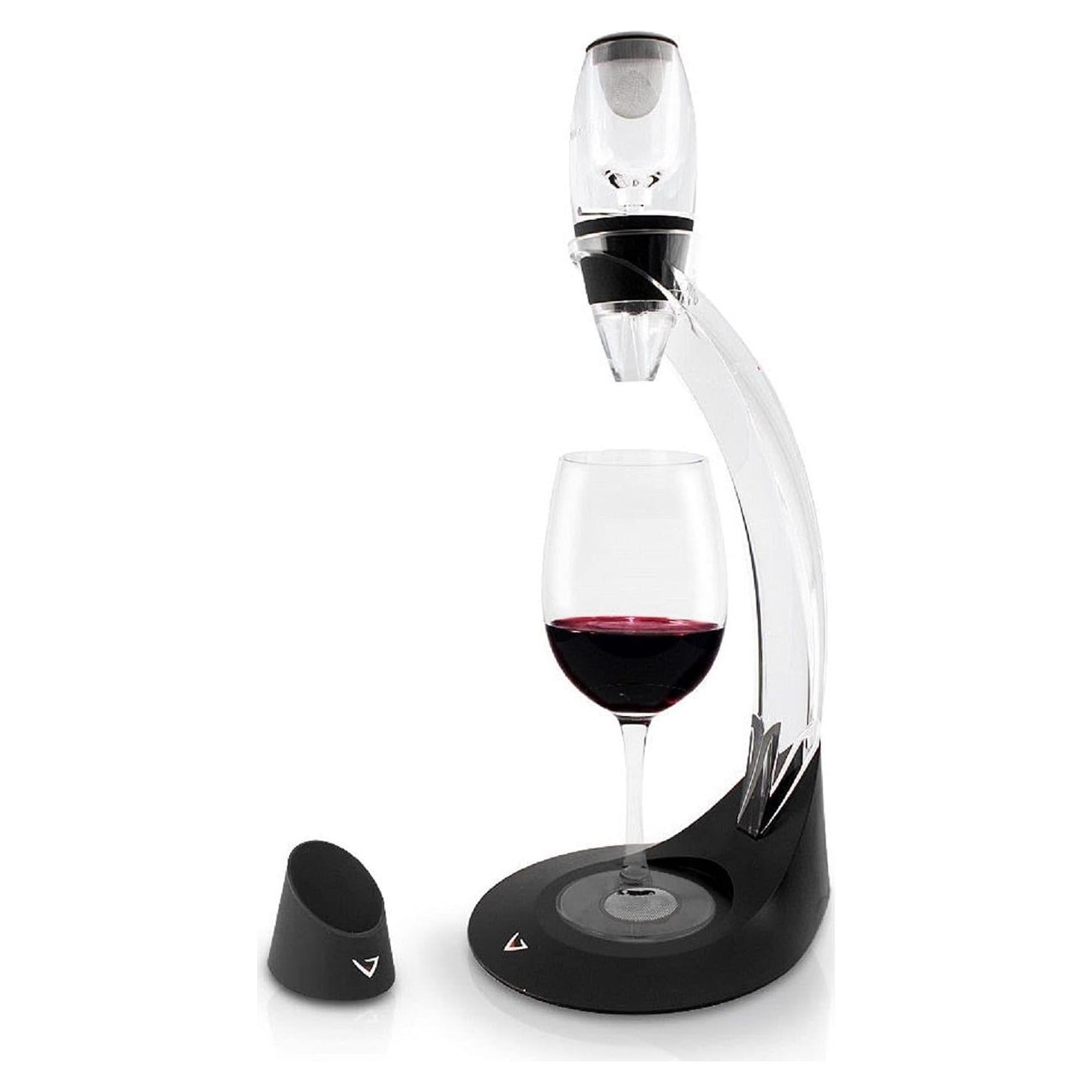 Aerador de Vino Tinto Vinturi Deluxe 6 Piezas Negro