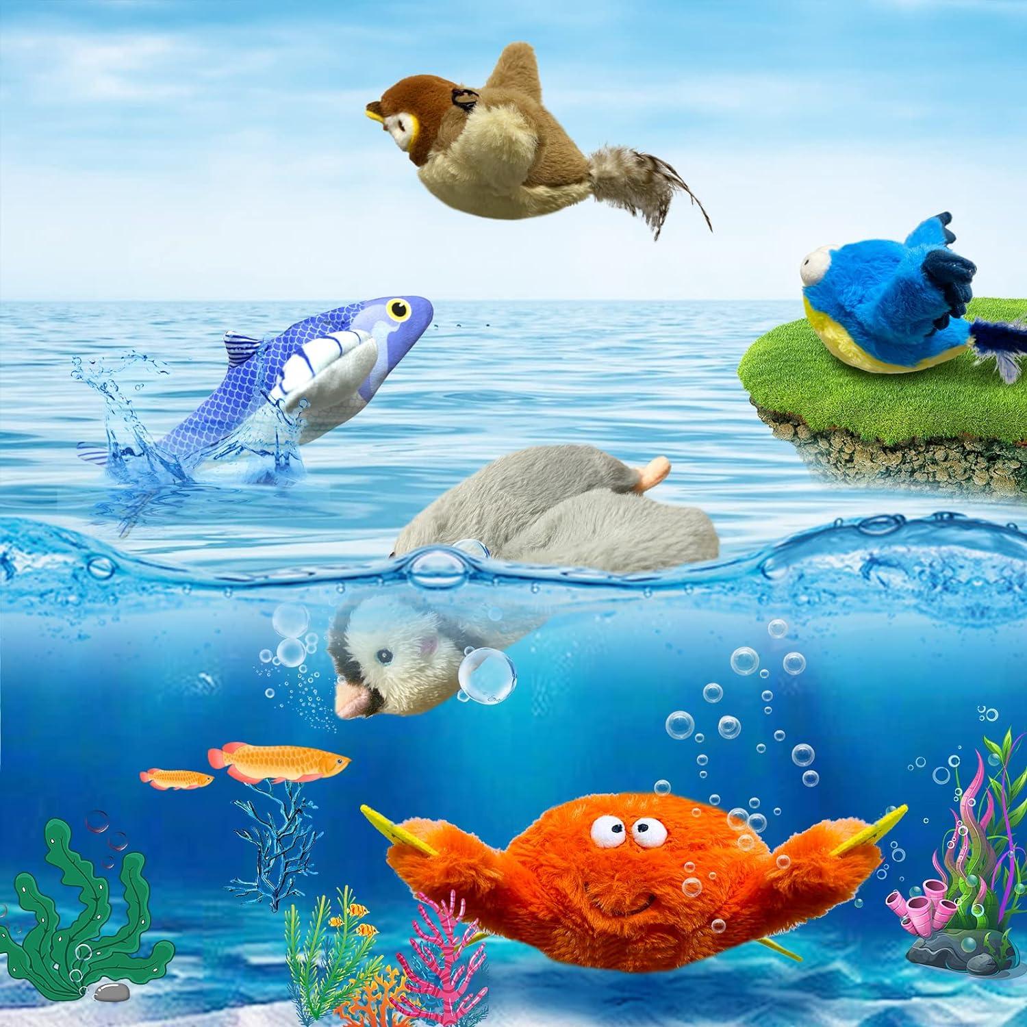 Juguete Interactivo para Gatos KreizyGo Gorrión con Catnip