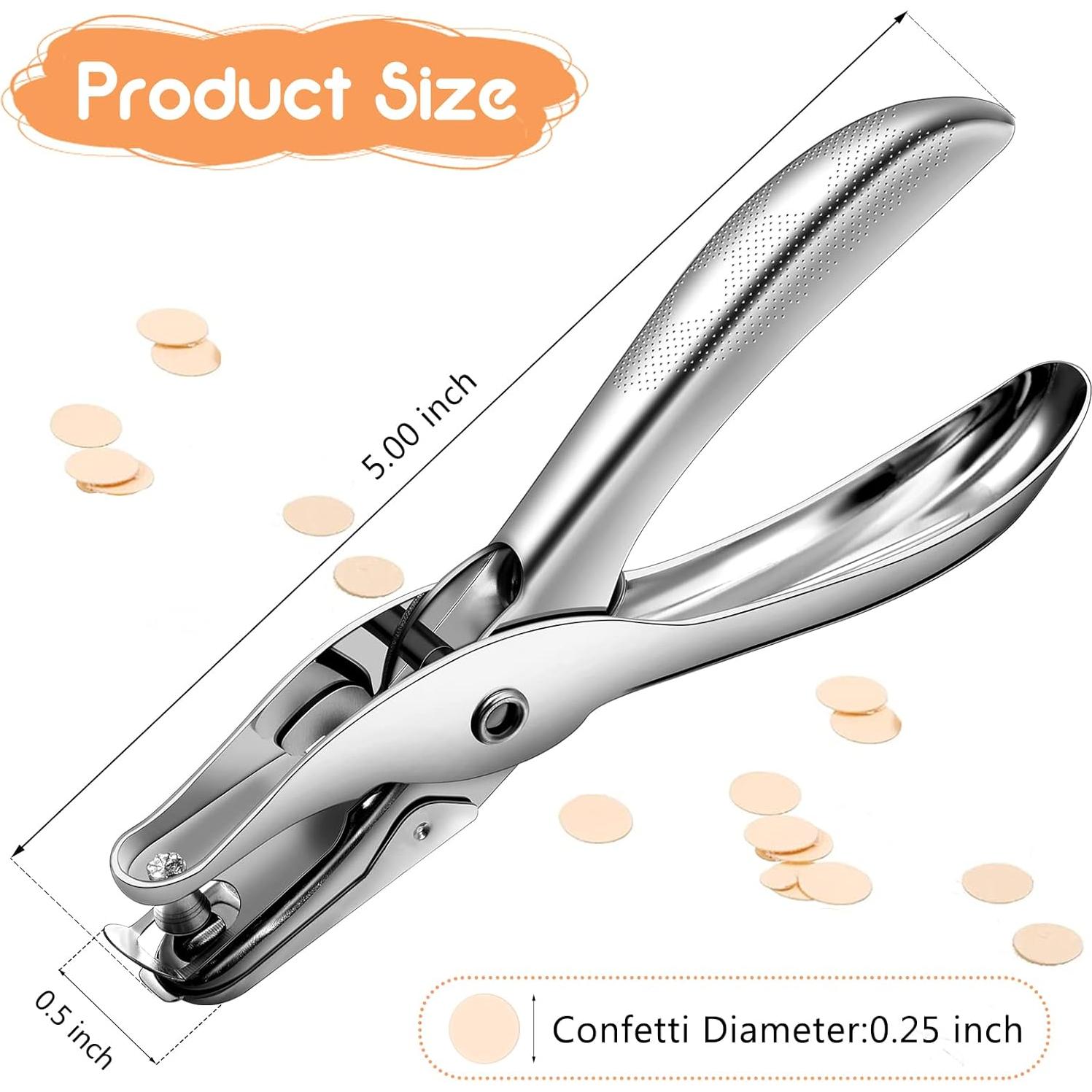 Perforador de Papel Manual Lanties 24 Piezas 6.35 mm