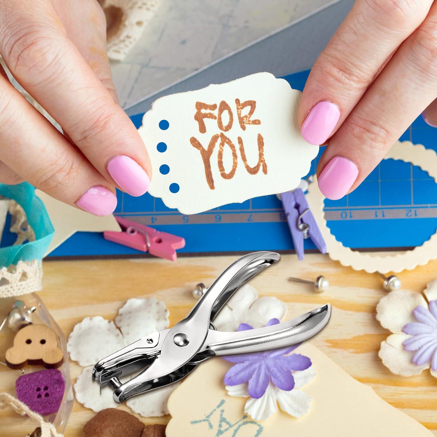 Perforador de Papel Manual Lanties 24 Piezas 6.35 mm