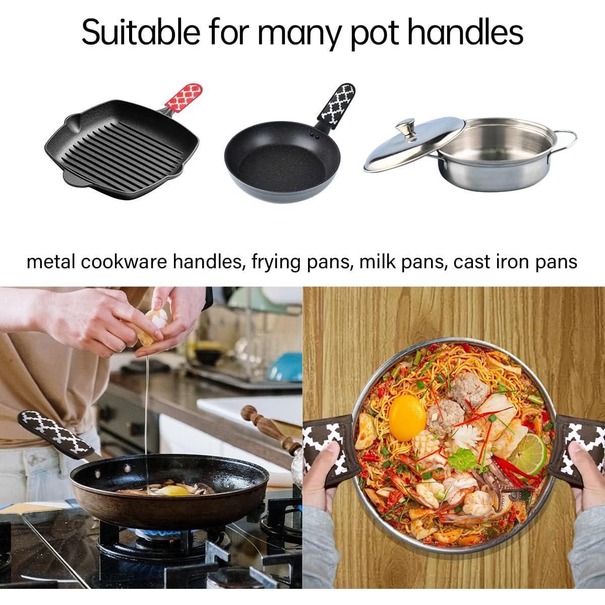 Cubiertas de Mango Caliente LYART 3 Piezas Algodón 15x8cm