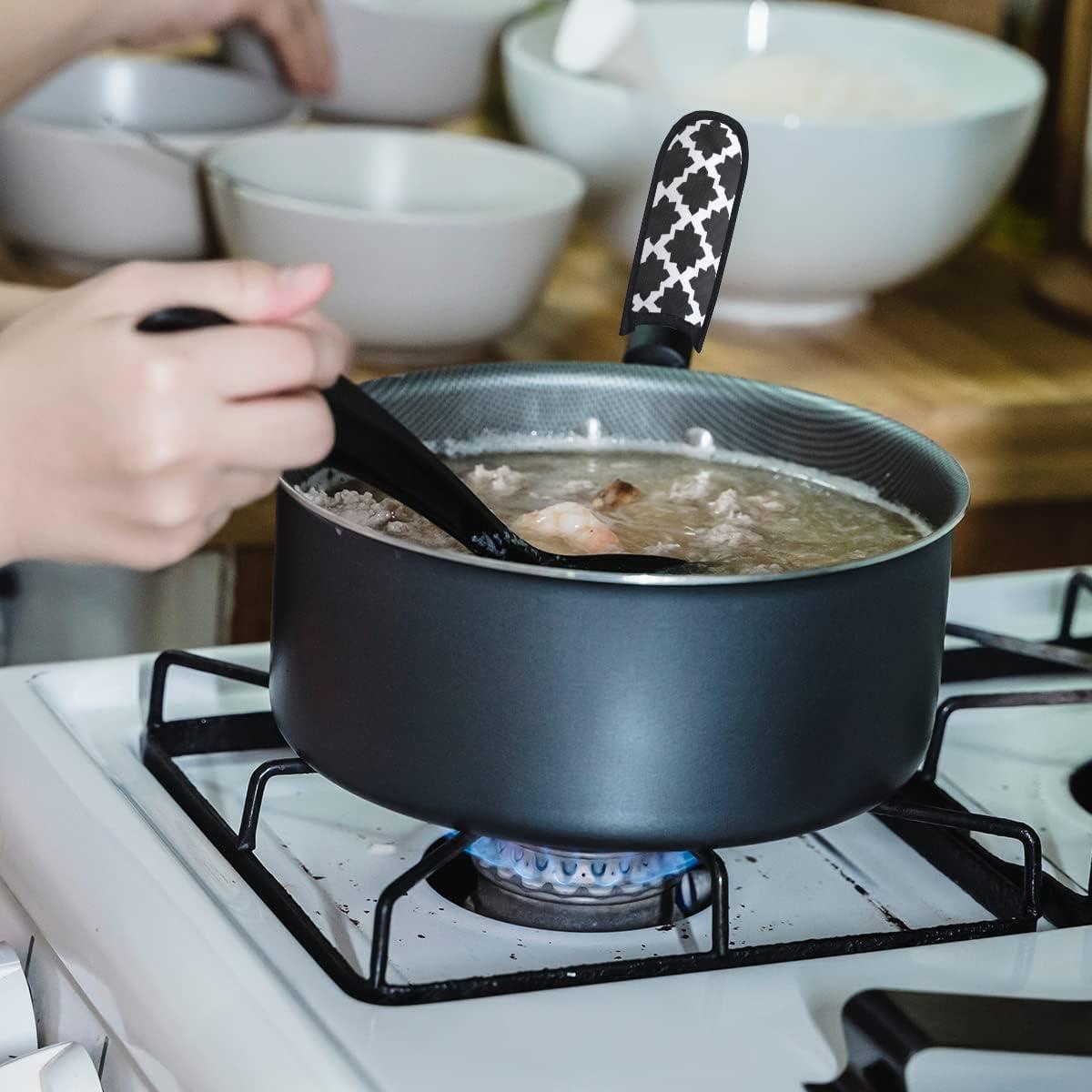 Cubiertas de Mango Caliente LYART 3 Piezas Algodón 15x8cm