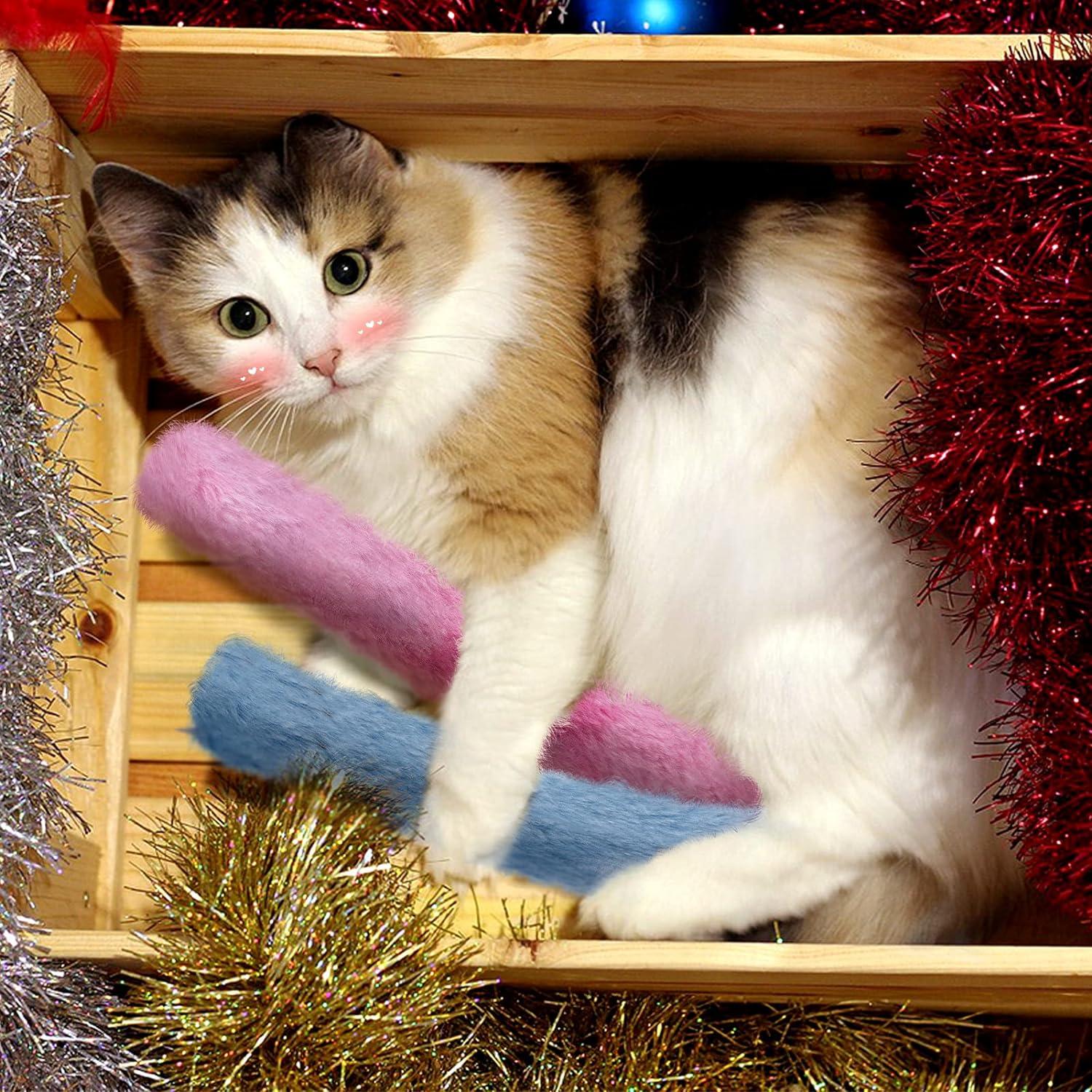 Juguetes para Gatos Kicker MEWTOGO 6 Piezas 30 cm Peluche