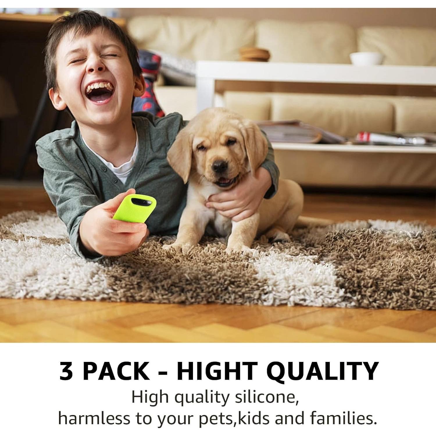 Funda de Silicona para Control Remoto Roku - 3 Paquetes Brillantes