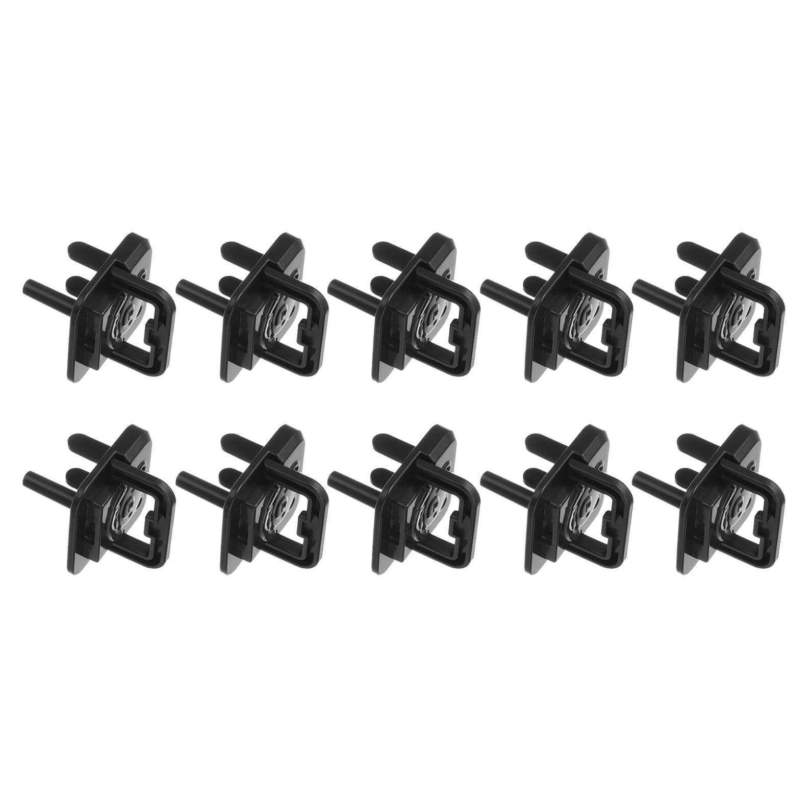 Cubiertas de Enchufe de Seguridad MECCANIXITY 10 Piezas Negras