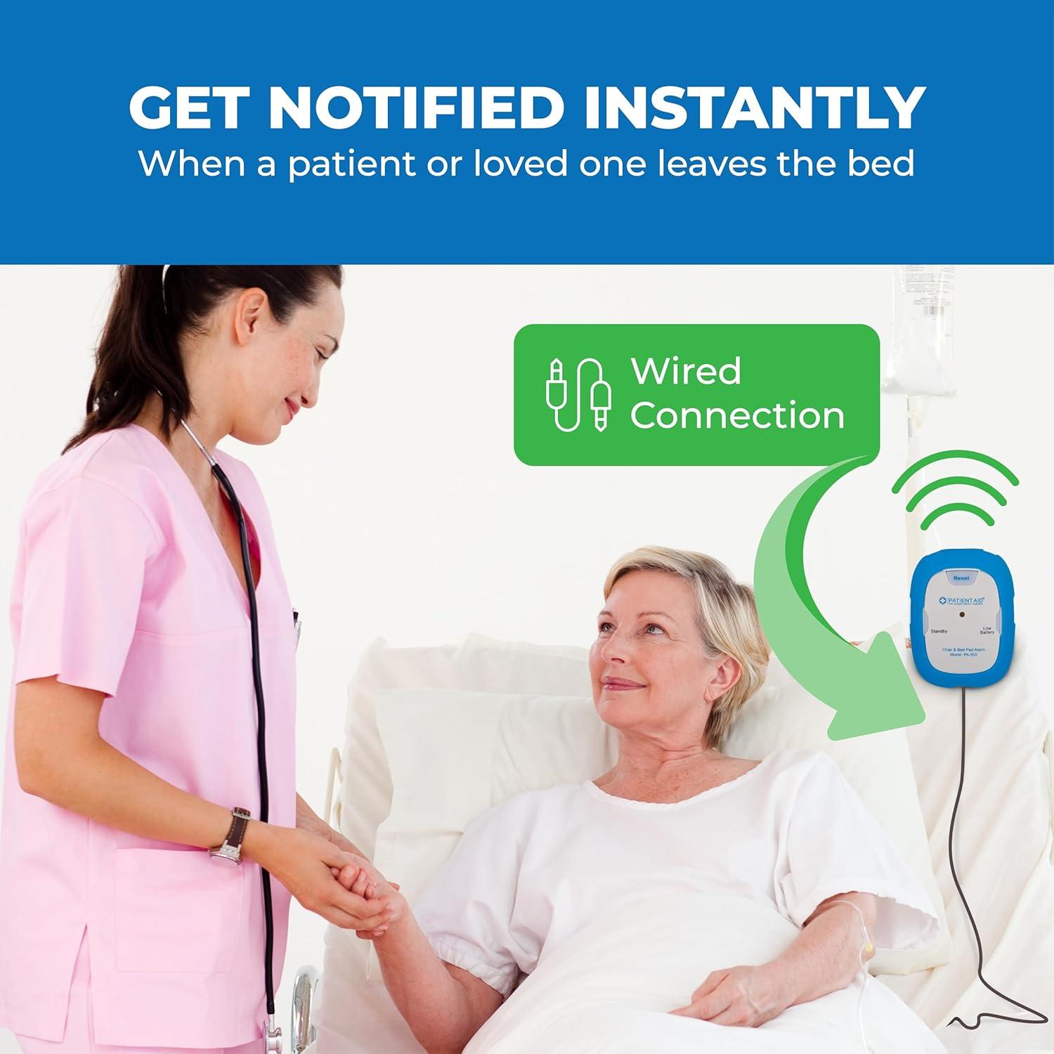 Alarma de Cama Patient Aid con Almohadilla de 25.4x76.2cm