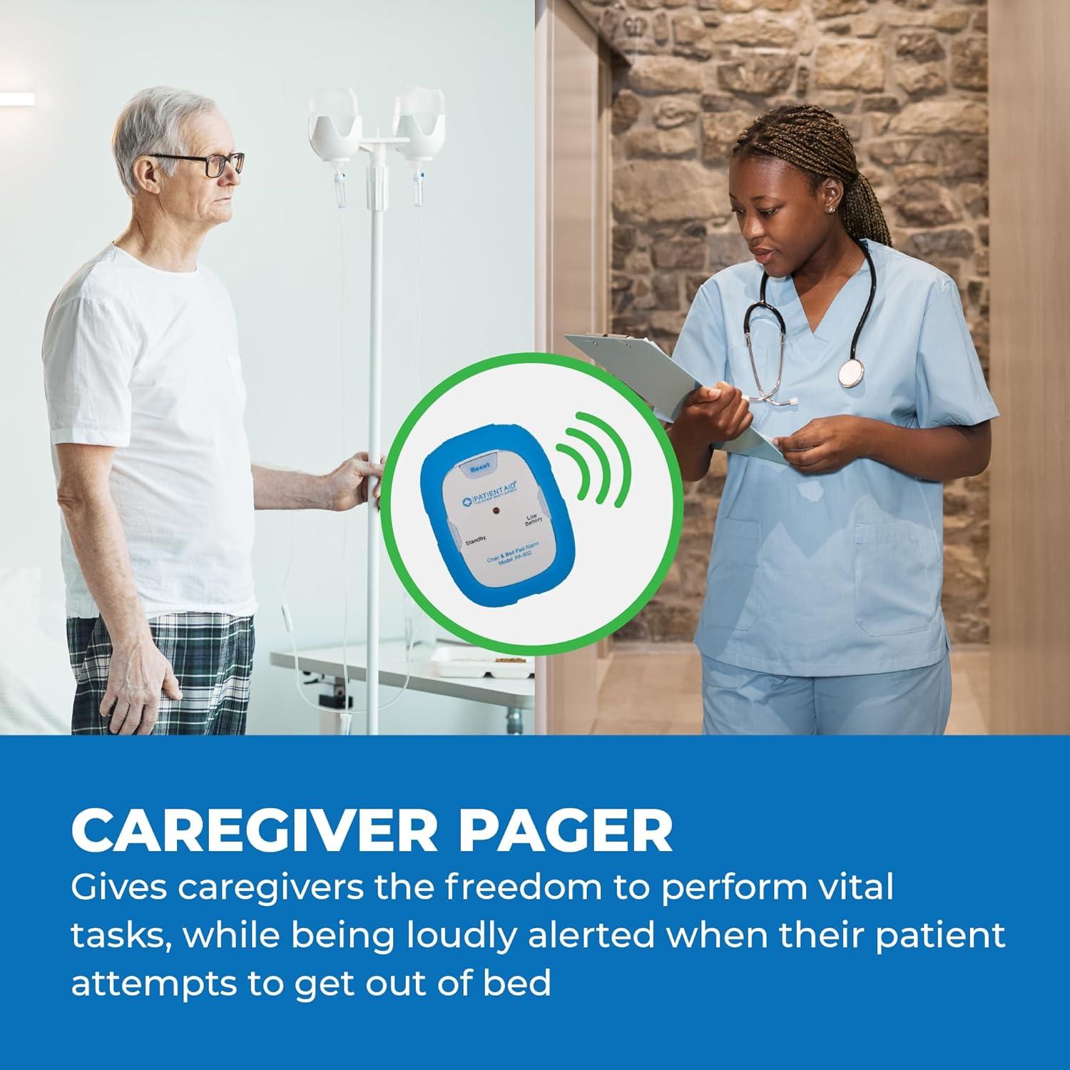 Alarma de Cama Patient Aid con Almohadilla de 25.4x76.2cm