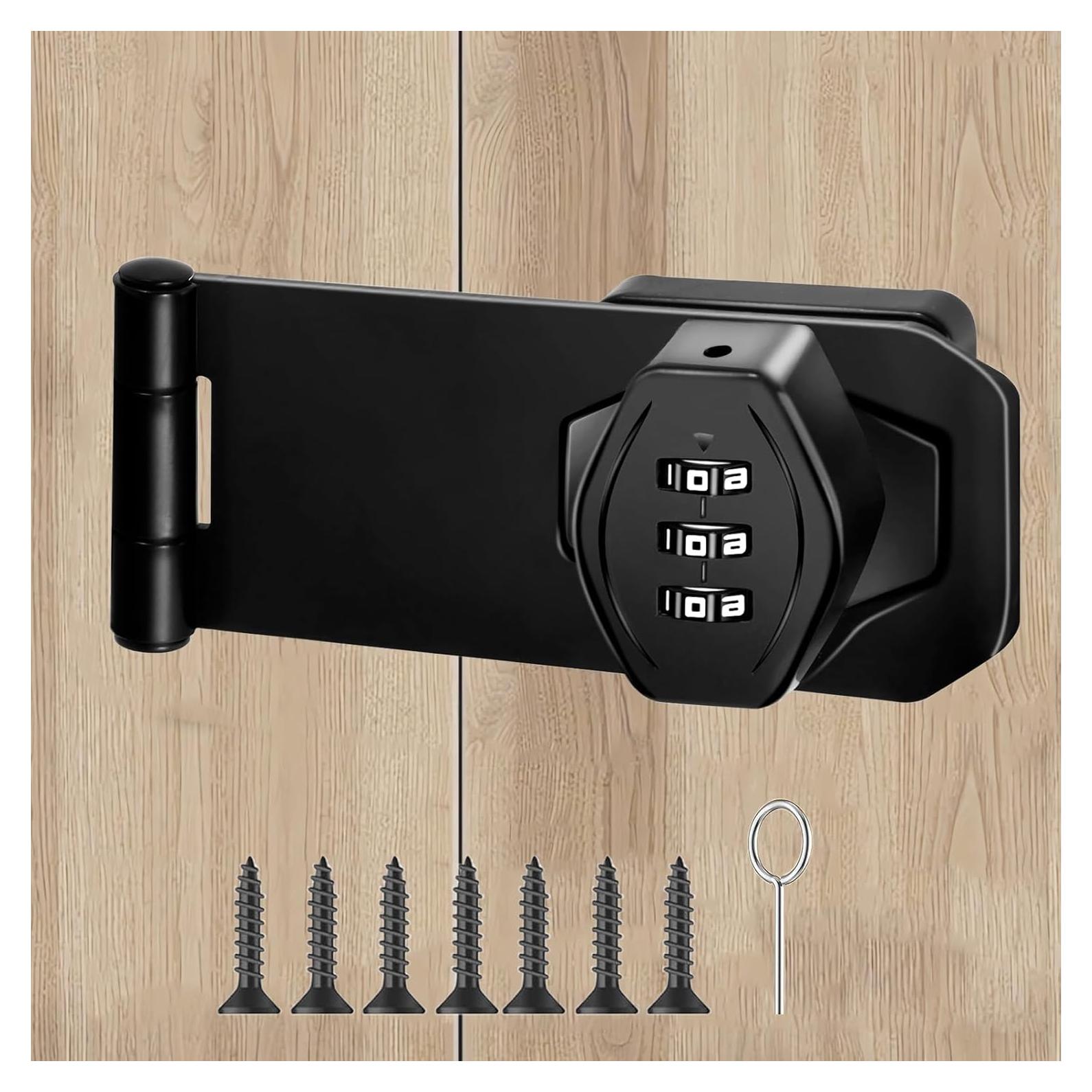 Cerradura de Combinación Mecánica WAYDA 3 Dígitos Negra