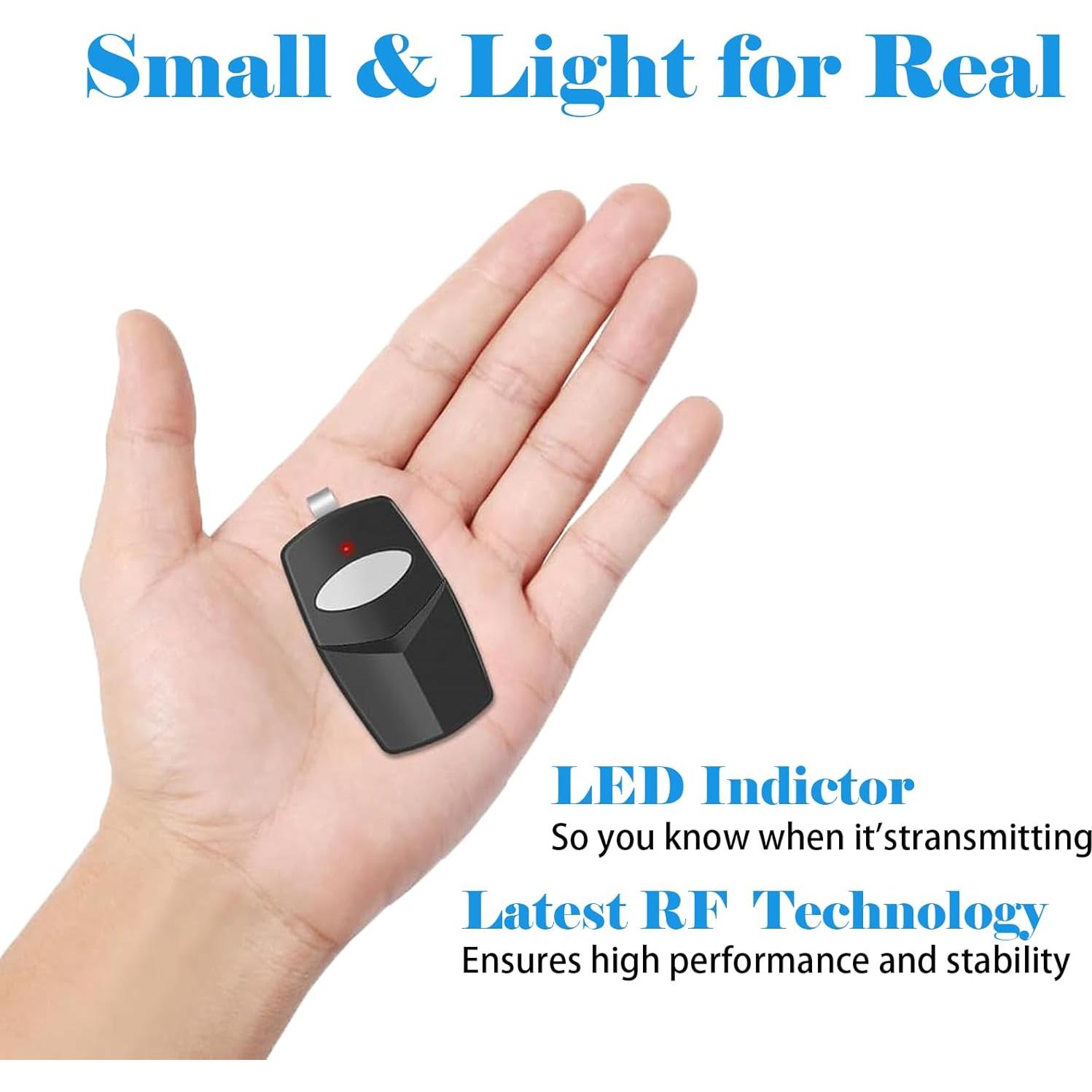 Abridor de Puerta de Garaje Remoto MeiZhi 3089 300MHz 10 Interruptores