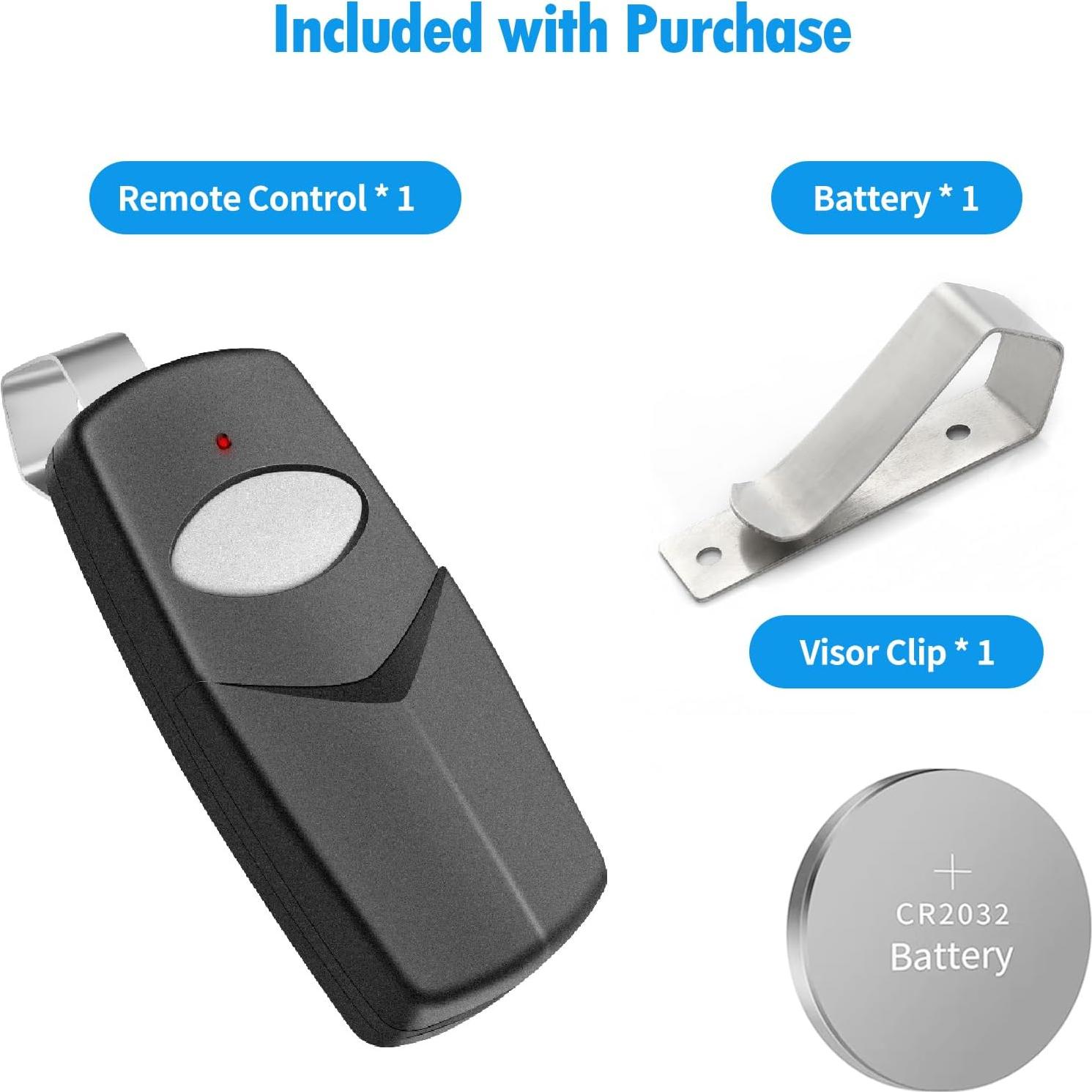 Abridor de Puerta de Garaje Remoto MeiZhi 3089 300MHz 10 Interruptores