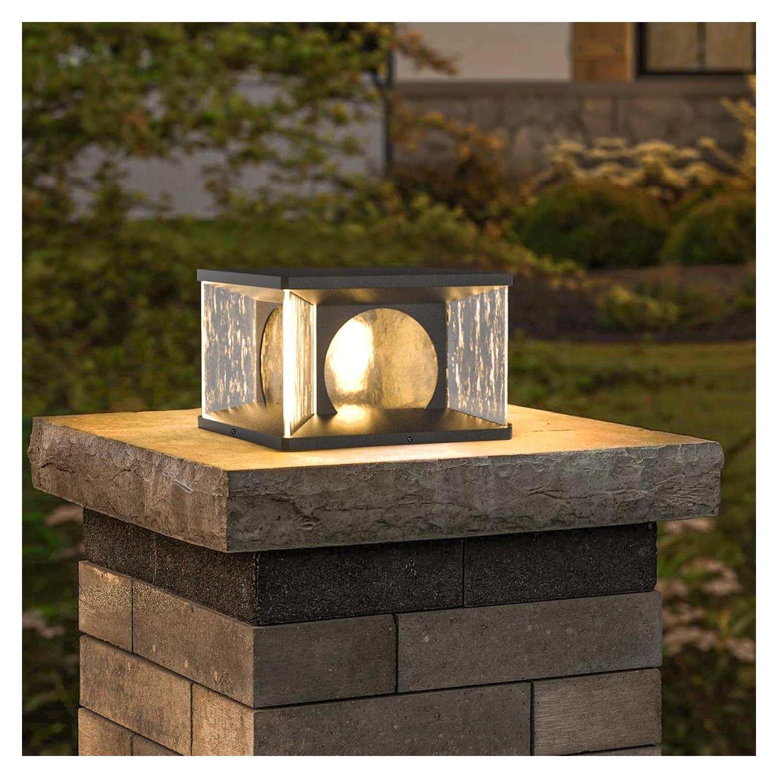 Luz de Poste Exterior PAKEDANDUN 30x30 cm LED 5W IP65